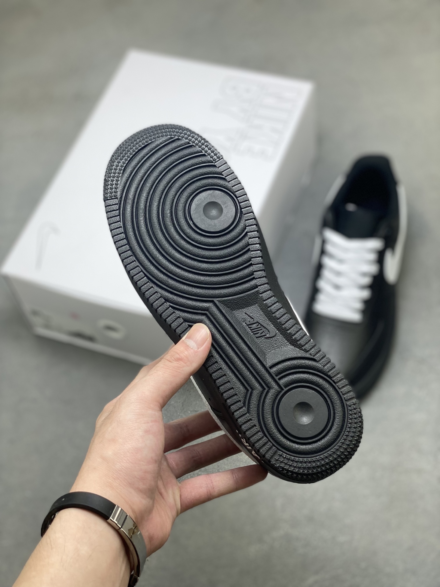 Nike Air Force 1 '07 Low Black/White Leather Sneakers Shoes CW2288-111 7 i1756656507736 2403 0 5