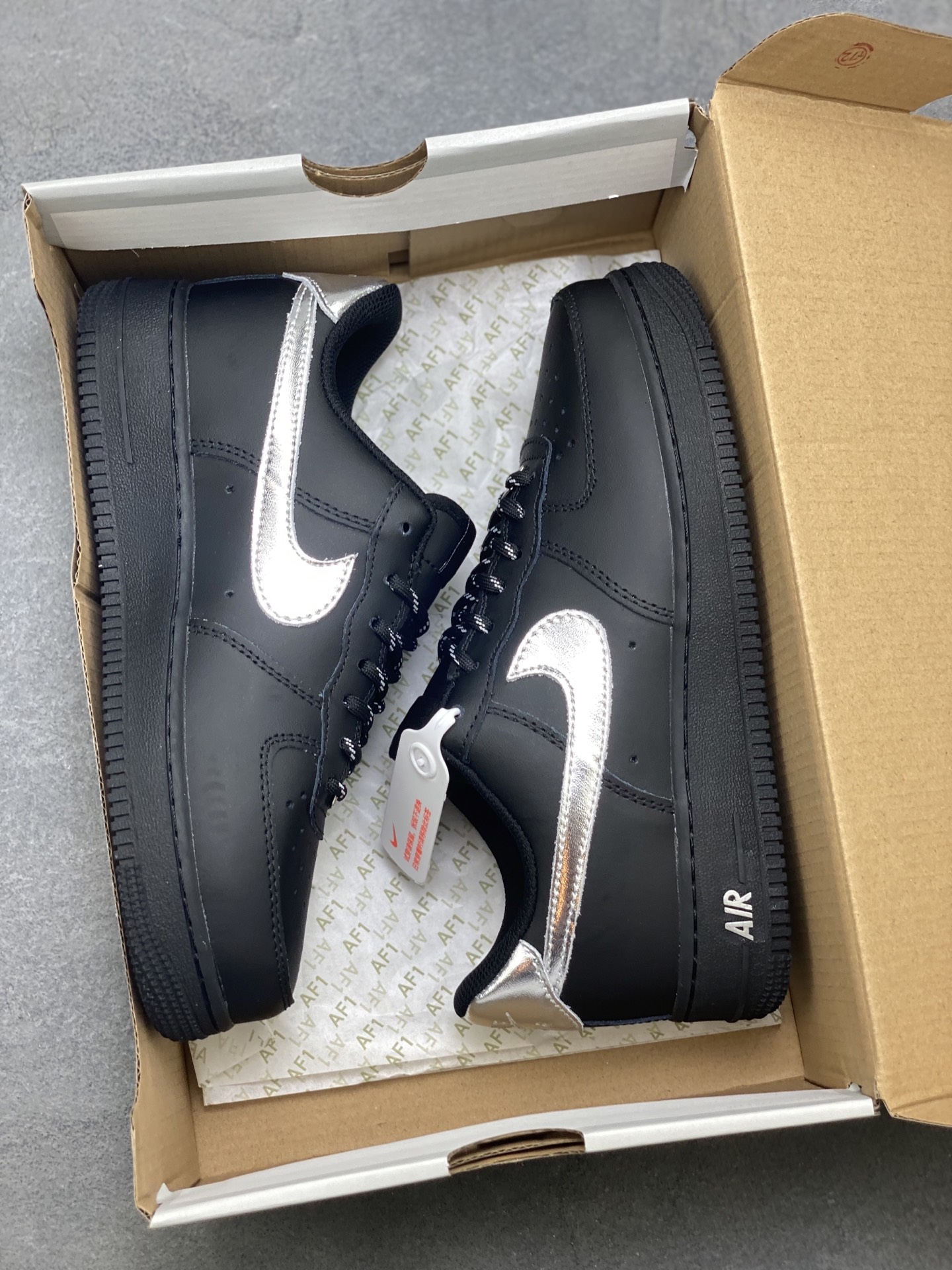 Nike Air Force 1 '07 Low Black/Silver Limited Edition Sneakers 10 i1756656642055 2222 0 8