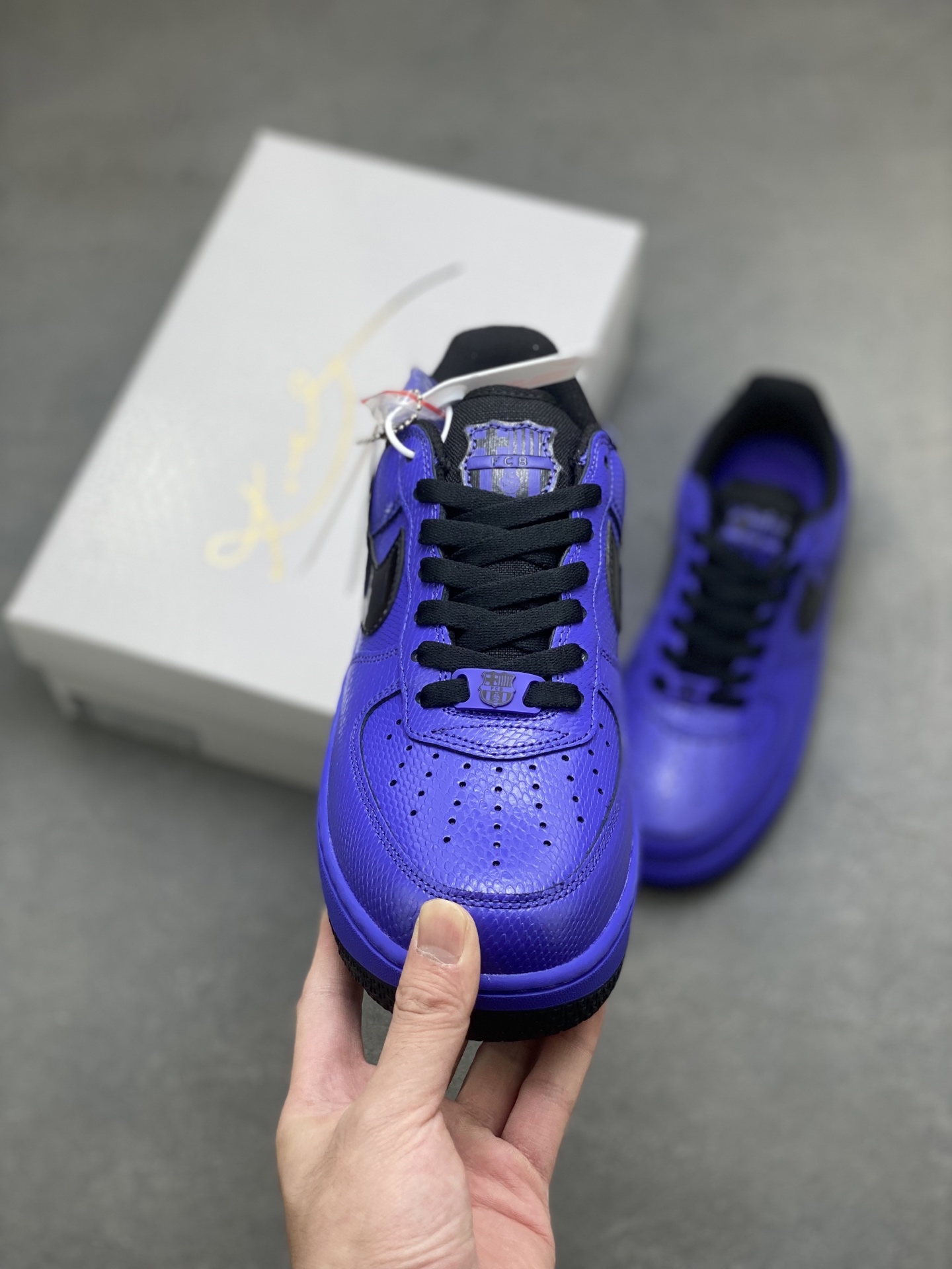 Nike Air Force 1 '07 Low Purple SnakeSkin Sneakers - Limited Edition 3 i1756744062161 7805 0 1
