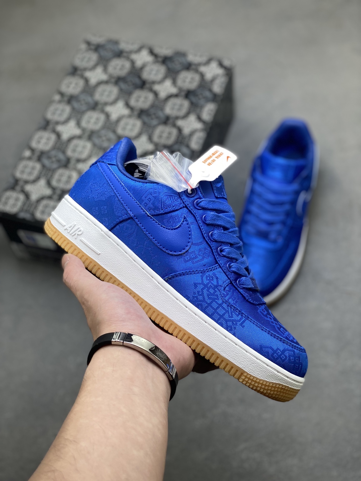Nike Air Force 1 '07 Low Blue Athletic Shoe CJ5290-400 2 i1756744162683 4029 0 0