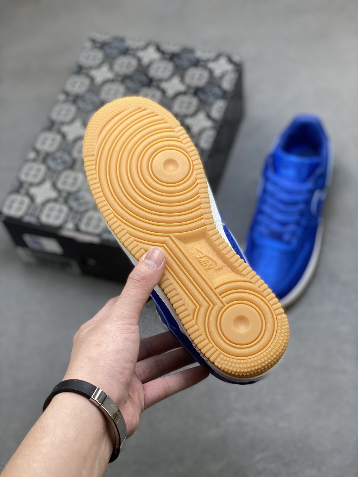 Nike Air Force 1 '07 Low Blue Athletic Shoe CJ5290-400 7 i1756744165533 3777 0 5