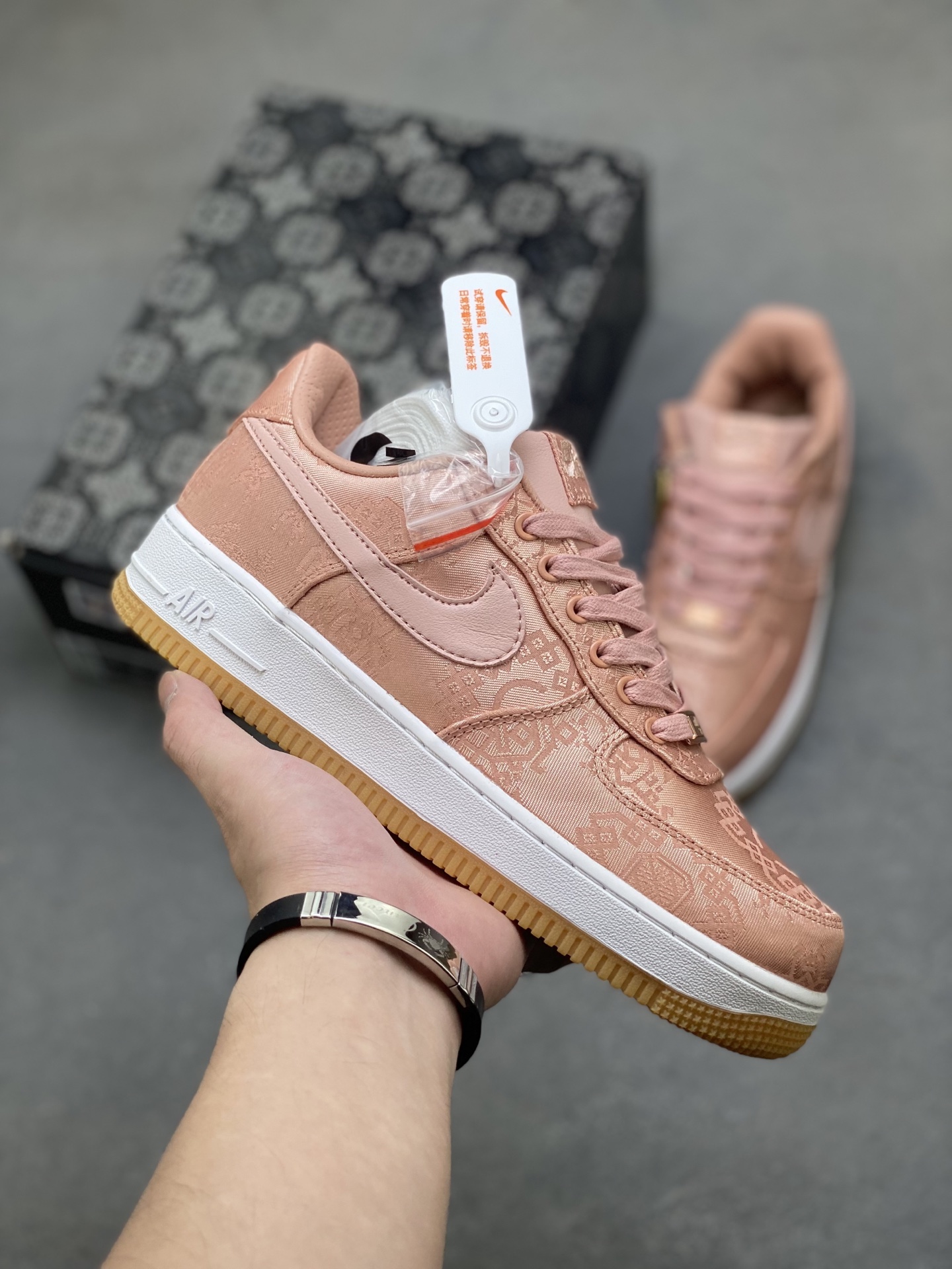 Nike Air Force 1 '07 Low Pink Oxford Casual Shoes CJ5290-600 2 i1756744217707 6462 0 0