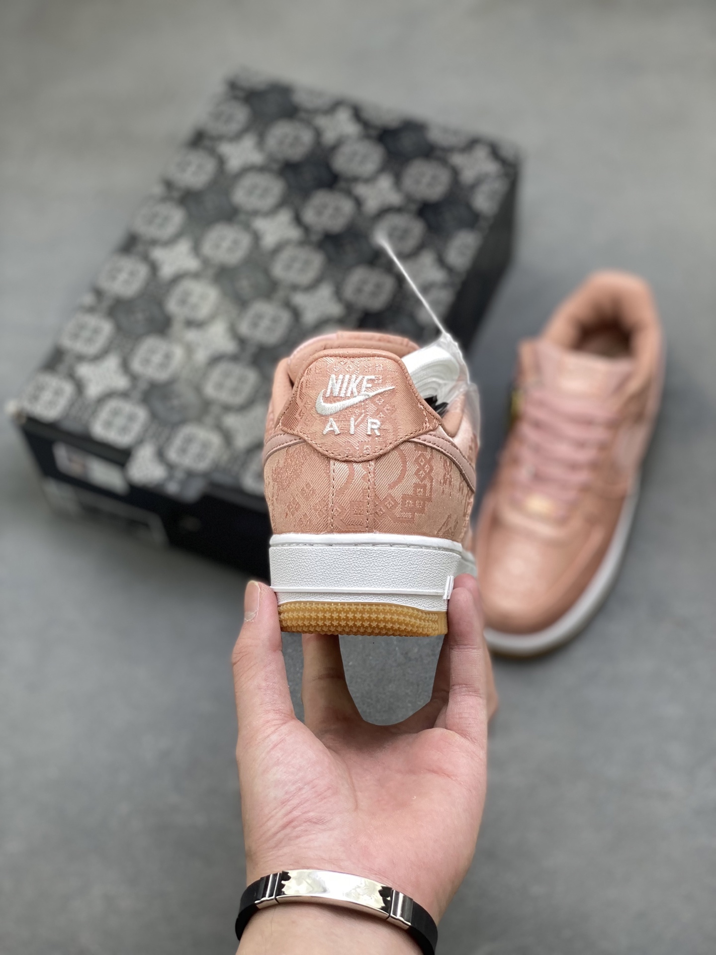 Nike Air Force 1 '07 Low Pink Oxford Casual Shoes CJ5290-600 5 i1756744219459 3773 0 3