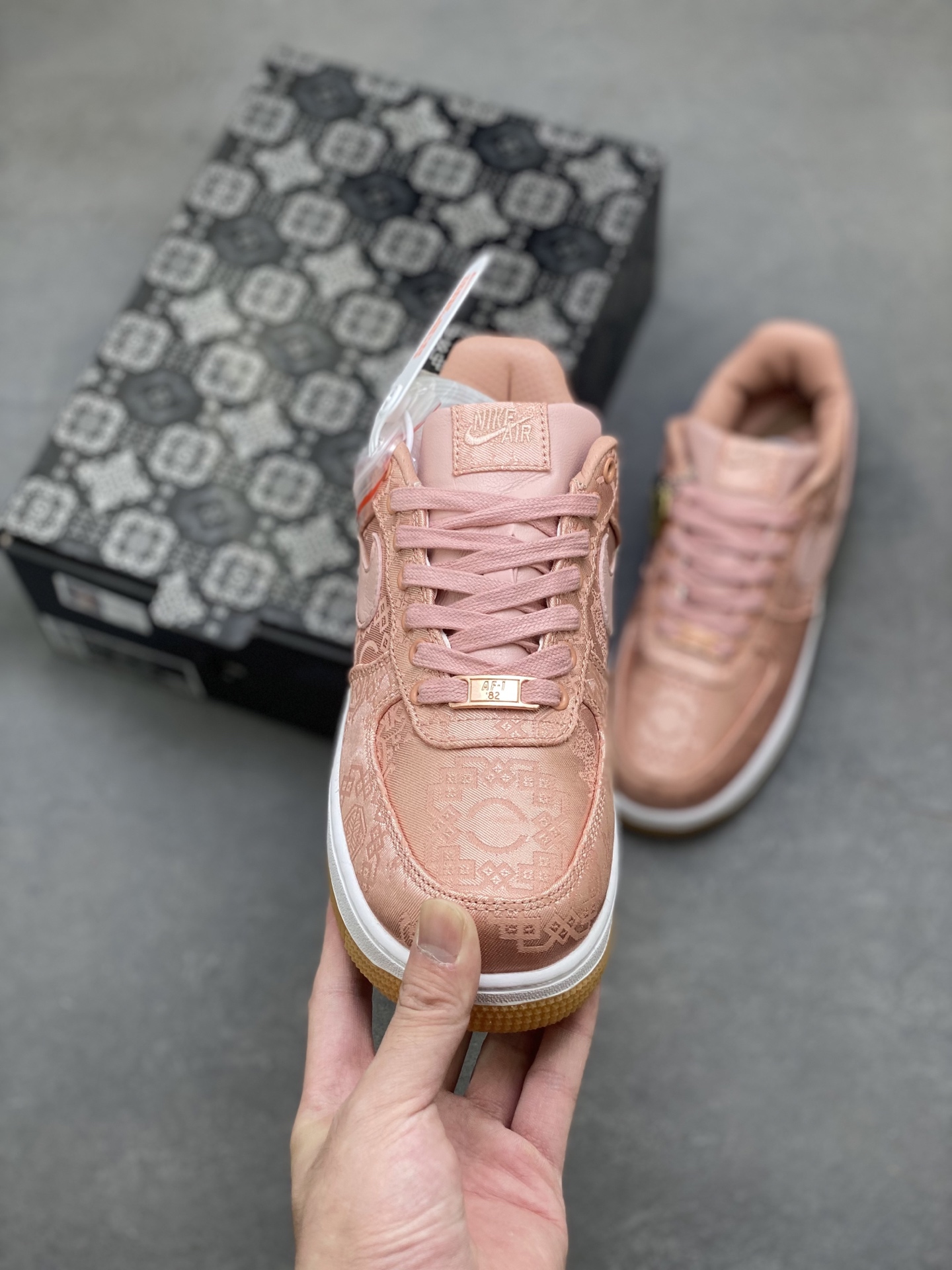 Nike Air Force 1 '07 Low Pink Oxford Casual Shoes CJ5290-600 3 i1756744225564 8450 0 1