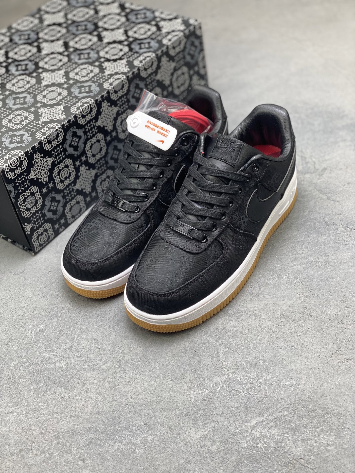 Nike Air Force 1 '07 Low Black Sneakers, CZ3986-001, Men's and Women's Sizes 9 i1756744266737 4999 0 7