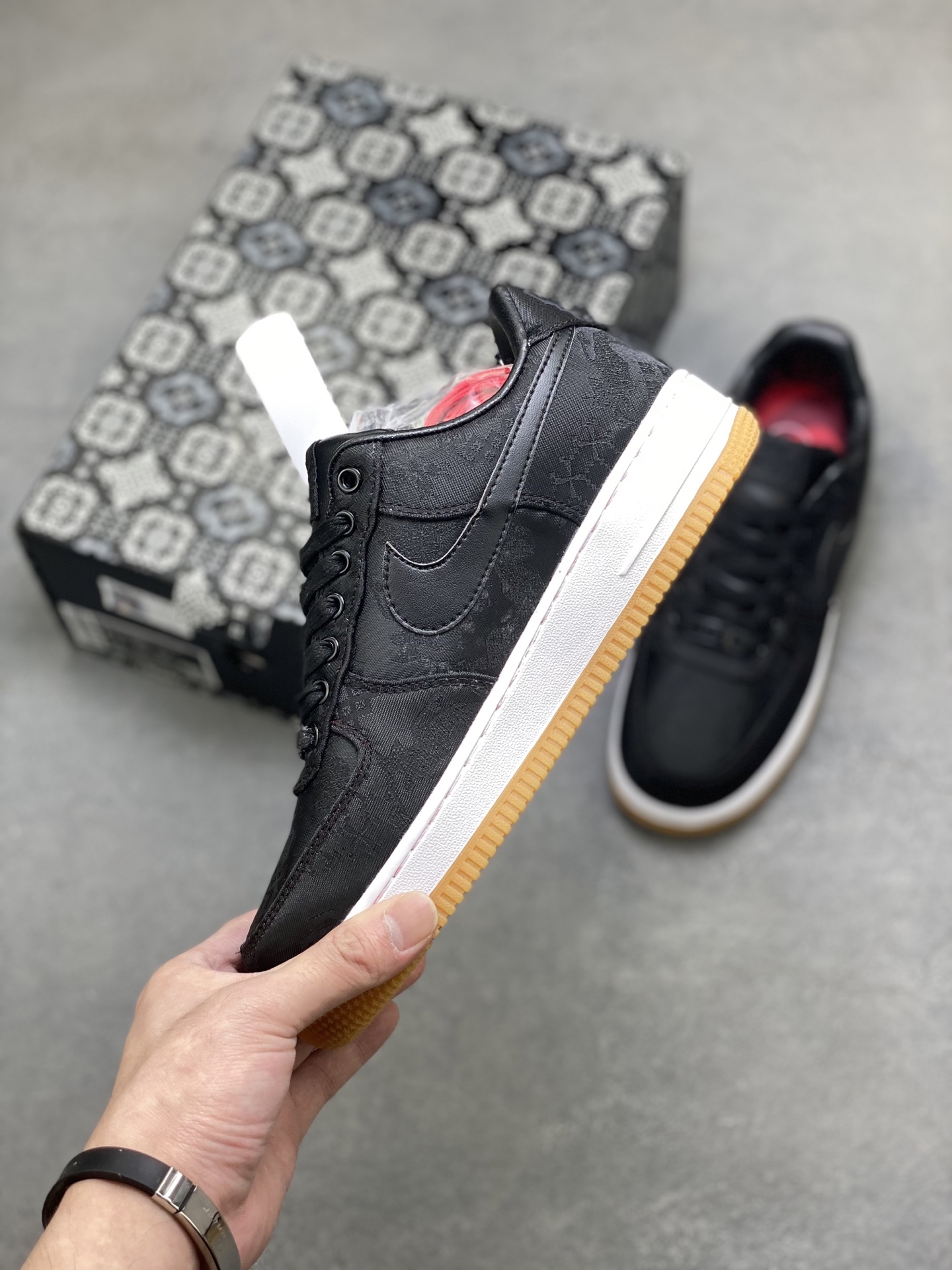 Nike Air Force 1 '07 Low Black Sneakers, CZ3986-001, Men's and Women's Sizes 4 i1756744267283 7855 0 2
