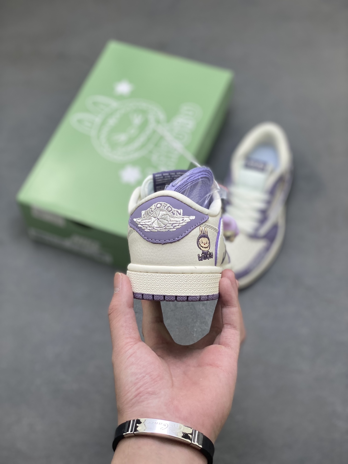Air Jordan 1 Low Labubu Sneakers Purple White Luxury Casual Shoes 4 i1756745332147 7410 0 3