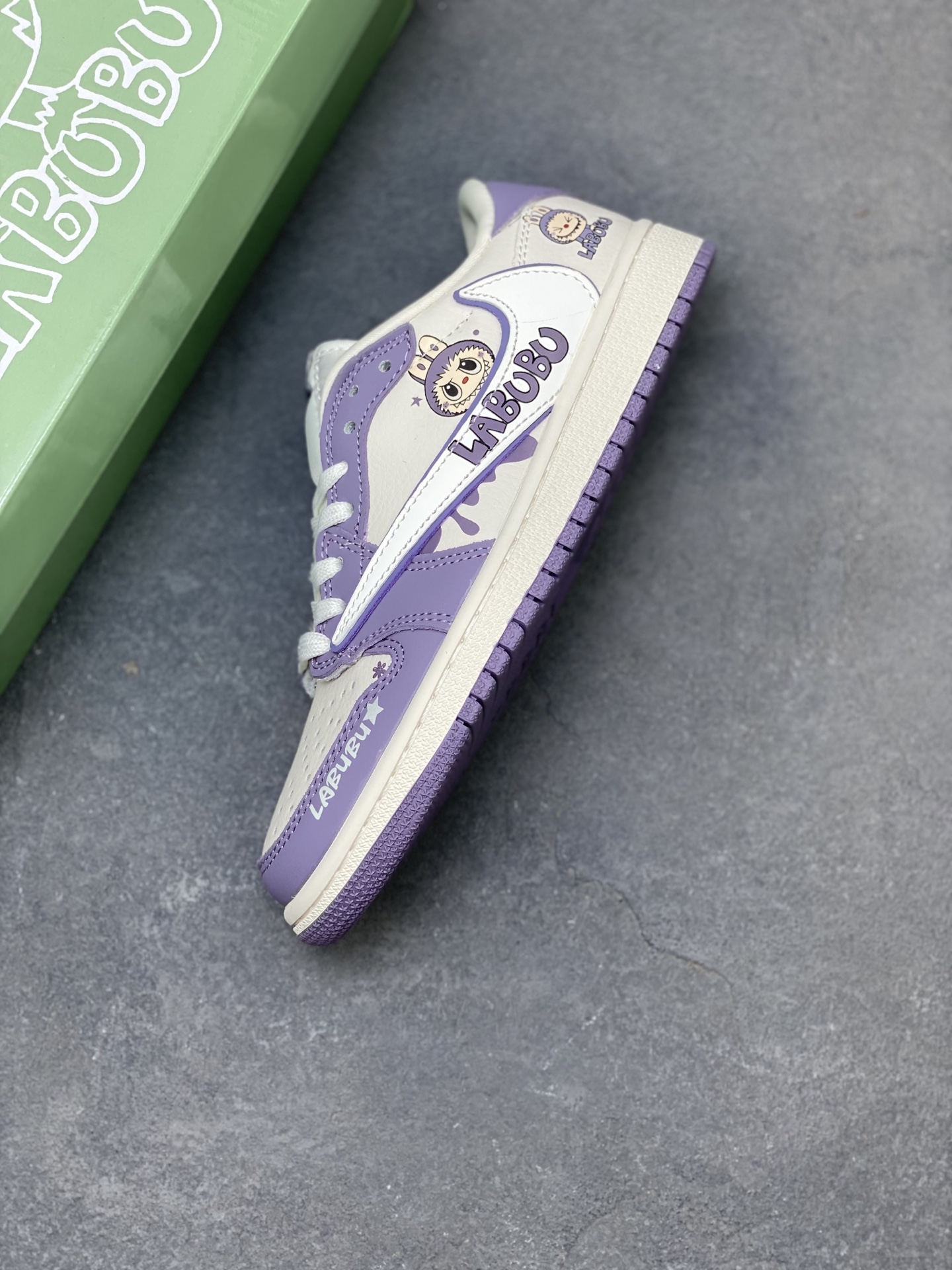Air Jordan 1 Low Labubu Sneakers Purple White Luxury Casual Shoes 7 i1756745332618 5144 0 6