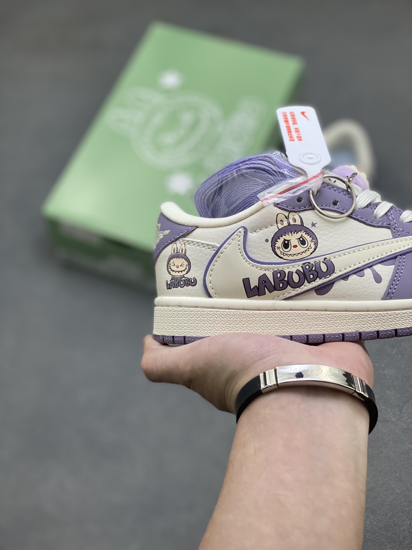 Air Jordan 1 Low Labubu Sneakers Purple White Luxury Casual Shoes 5 i1756745341032 5187 0 4