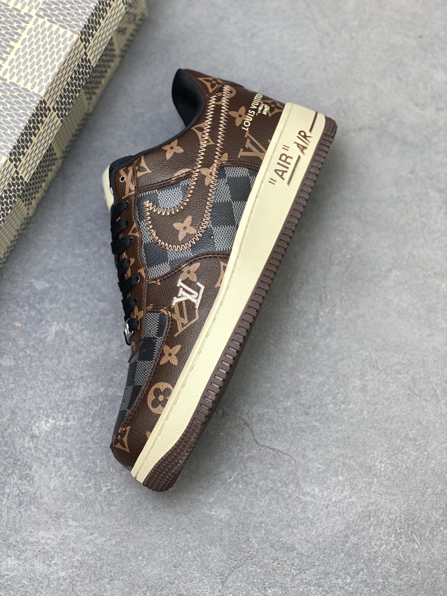 Nike x Louis Vuitton Air Force 1 Low Custom Sneakers - Limited Edition 8 i1756828879549 8336 0 6