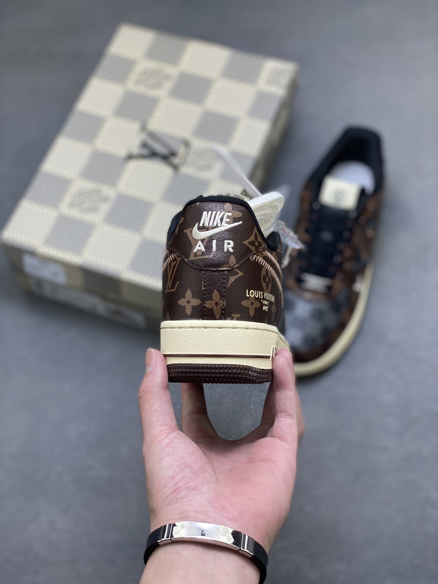 Nike x Louis Vuitton Air Force 1 Low Custom Sneakers - Limited Edition 5 i1756828884850 6946 0 3