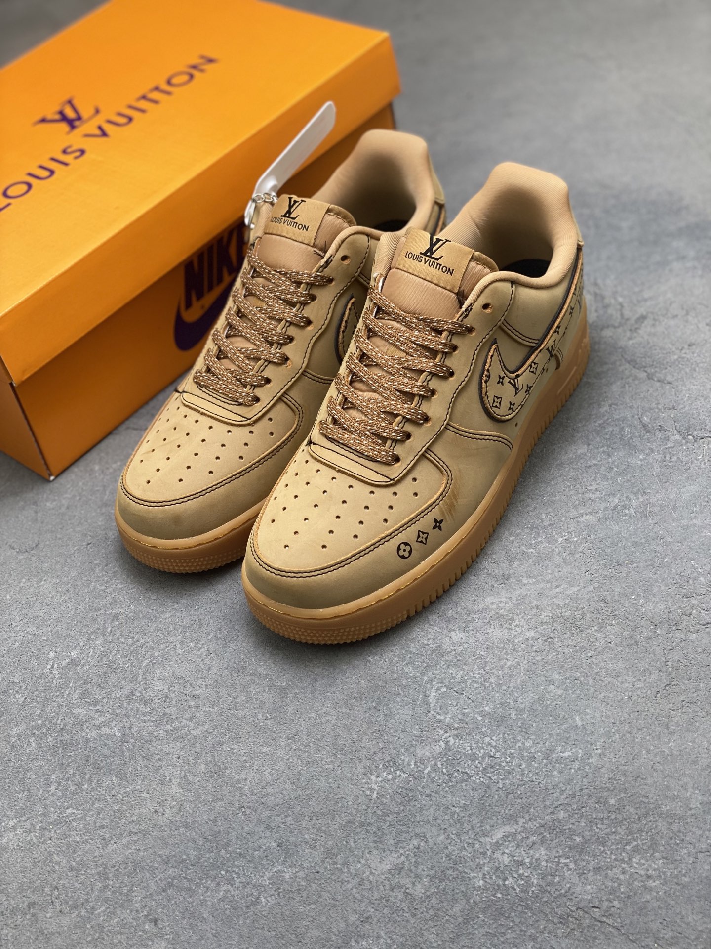 Nike Air Force 1 '07 Low Louis Vuitton Custom Casual Sneakers - Limited Edition 9 i1756828979094 6288 0 7