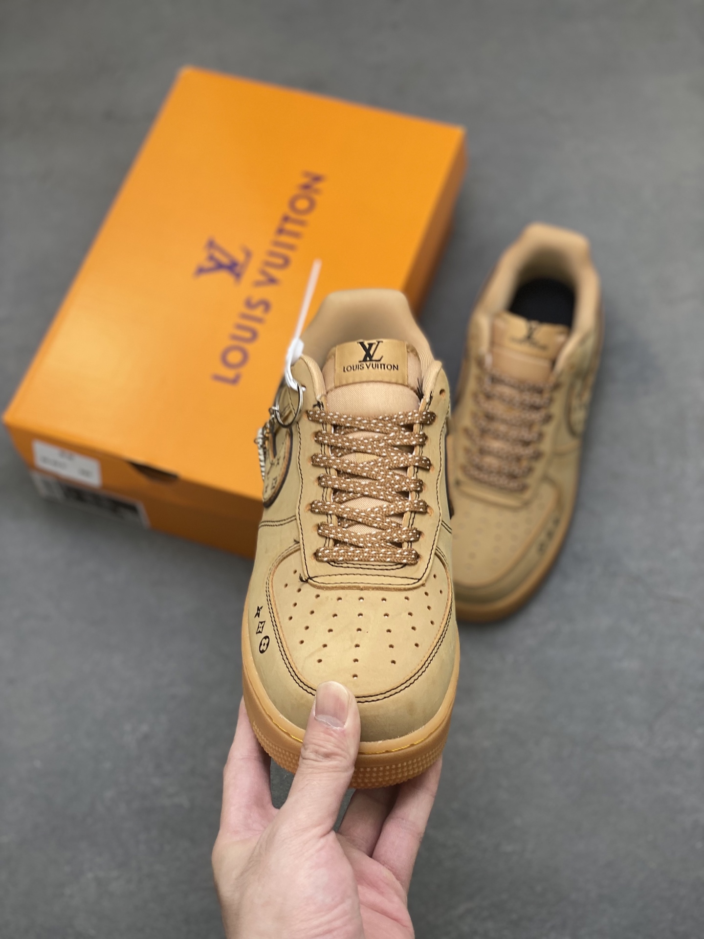 Nike Air Force 1 '07 Low Louis Vuitton Custom Casual Sneakers - Limited Edition 3 i1756828981391 2669 0 1