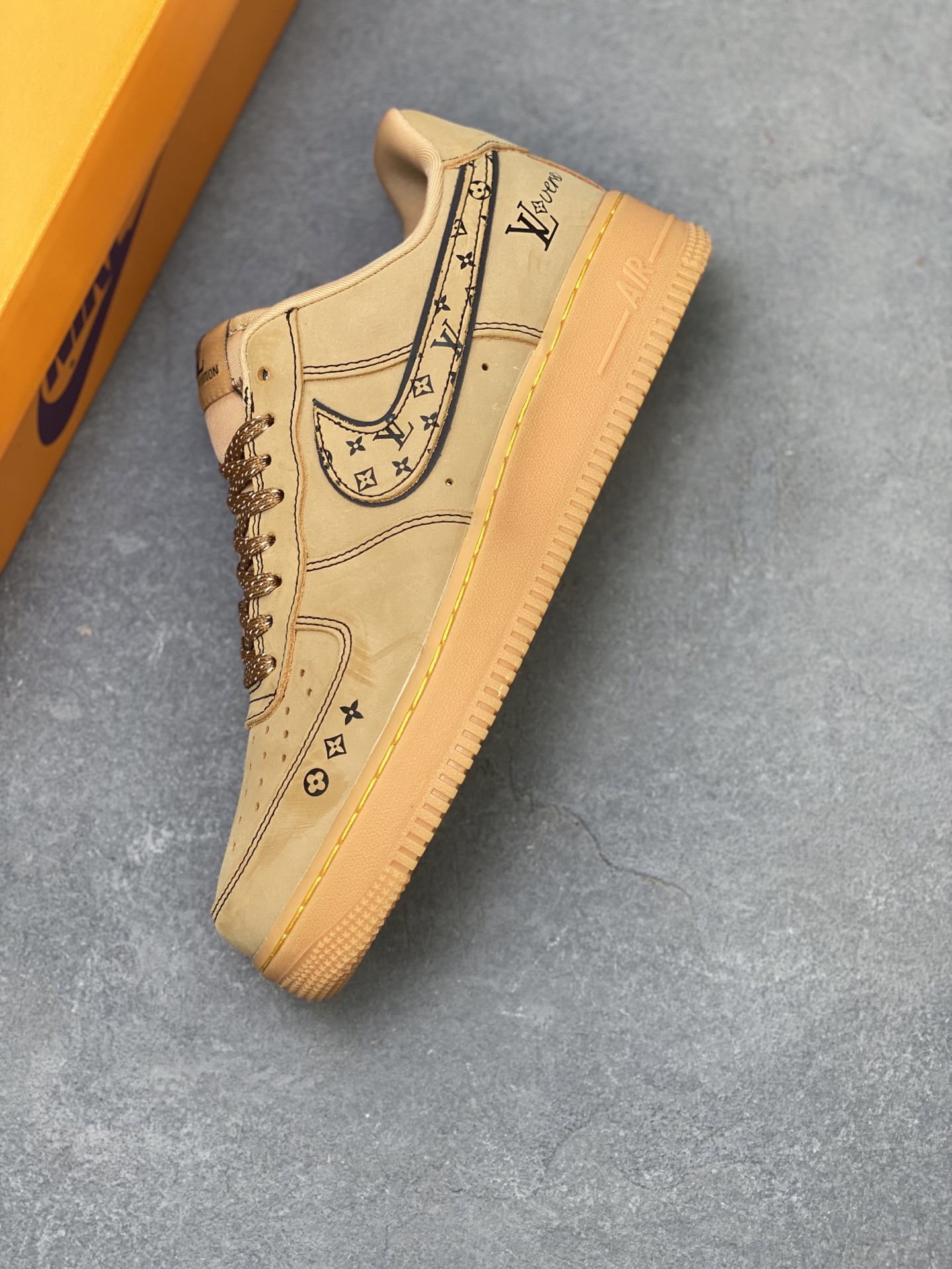Nike Air Force 1 '07 Low Louis Vuitton Custom Casual Sneakers - Limited Edition 8 i1756828984490 1149 0 6