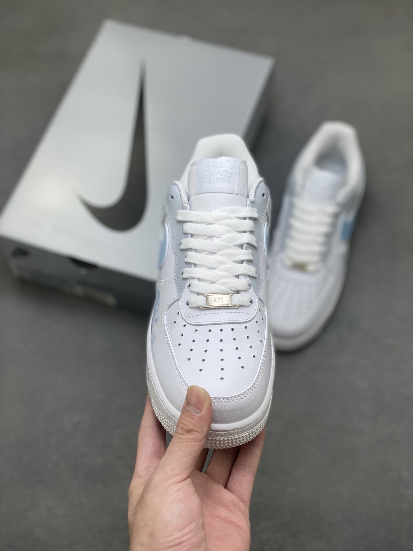 Nike Air Force 1 '07 Low White/Blue Casual Shoes CW2288-111 3 i1757009050665 2758 0 1