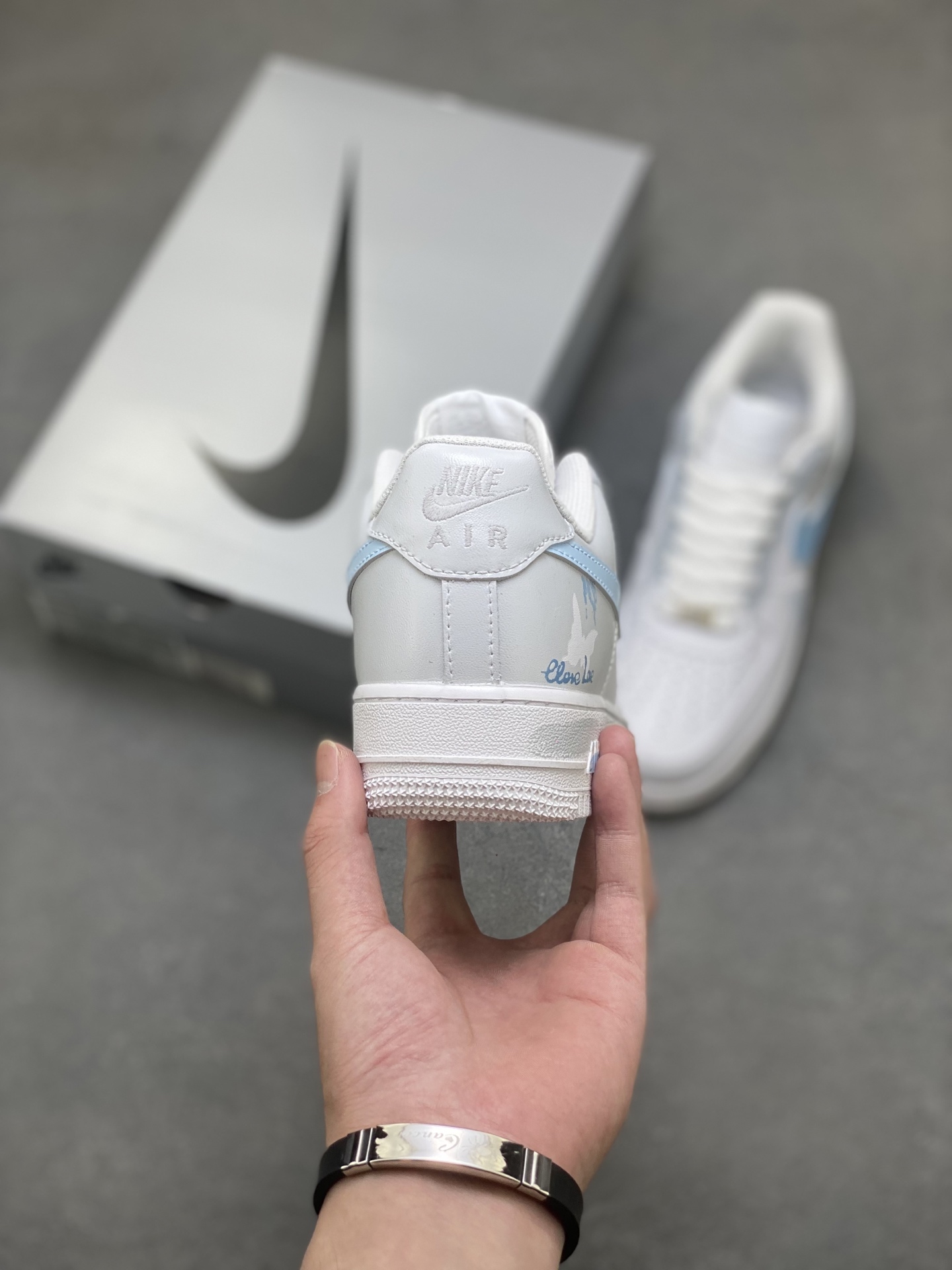 Nike Air Force 1 '07 Low White/Blue Casual Shoes CW2288-111 5 i1757009050665 6573 0 3
