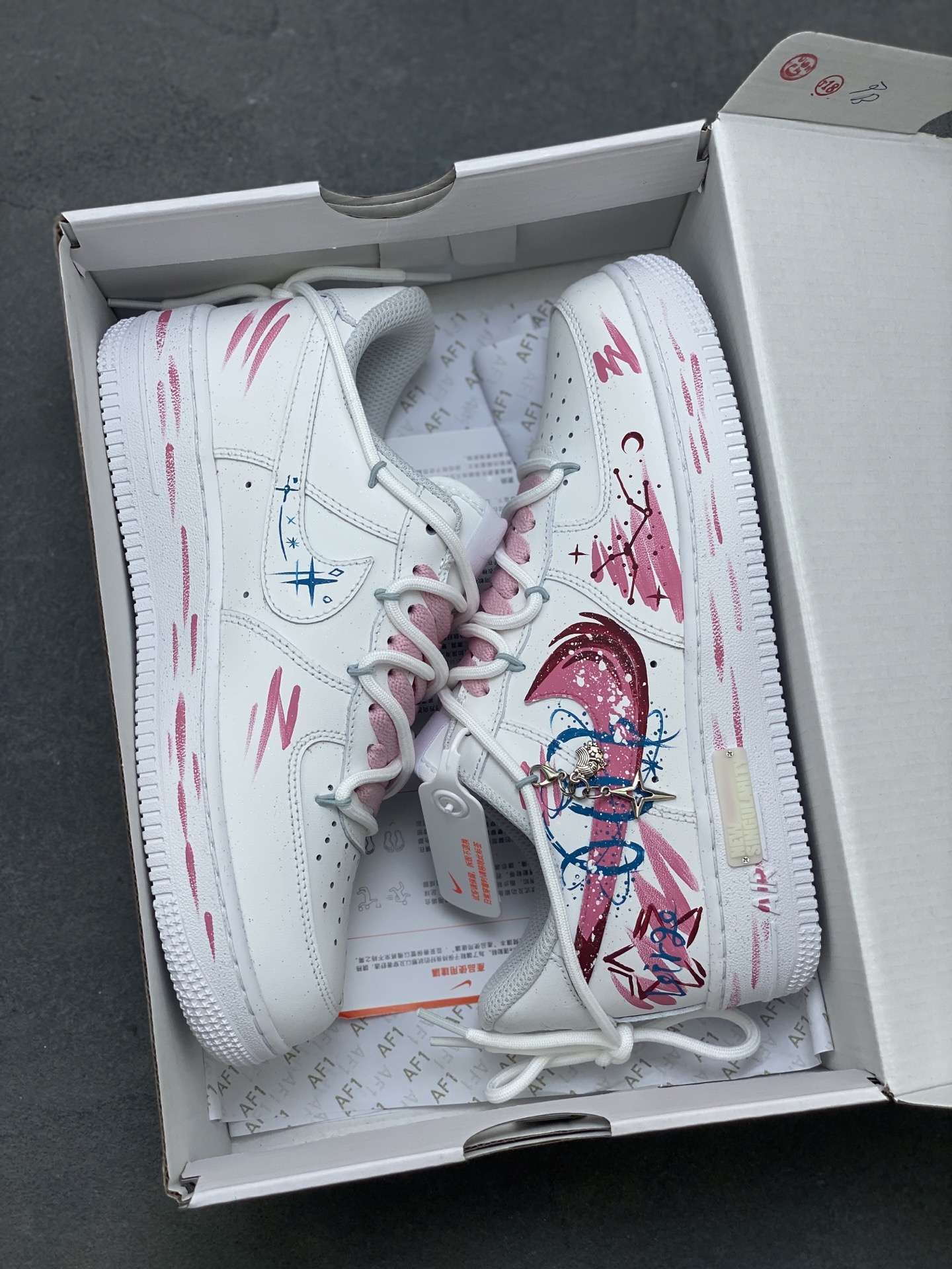 Nike Air Force 1 '07 Low White/Pink Limited Edition Sneakers 10 i1757009144500 4541 0 8