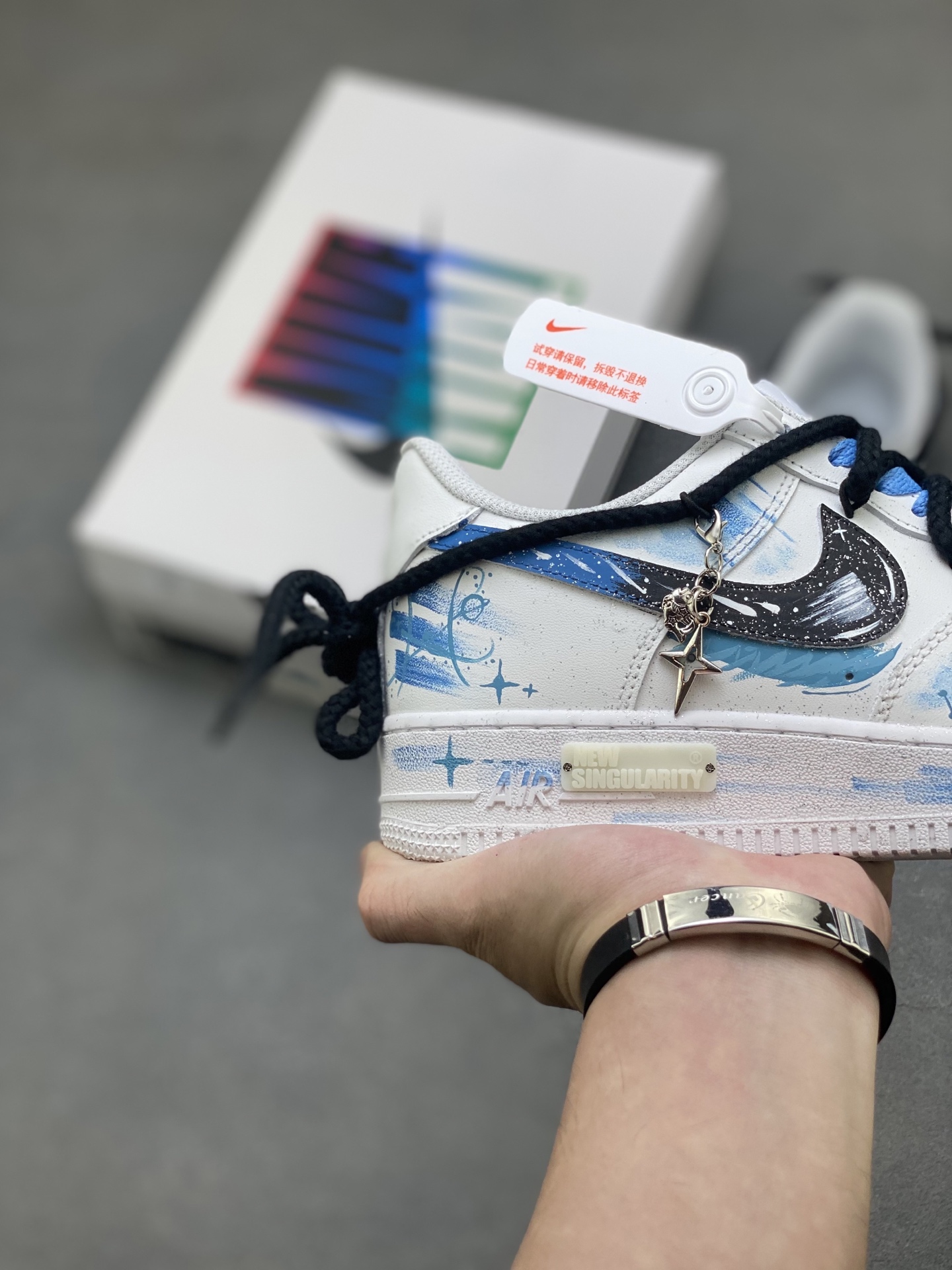 Nike Air Force 1 '07 Low Sneakers Limited Edition with Constellation Design 6 i1757009191831 7661 0 4
