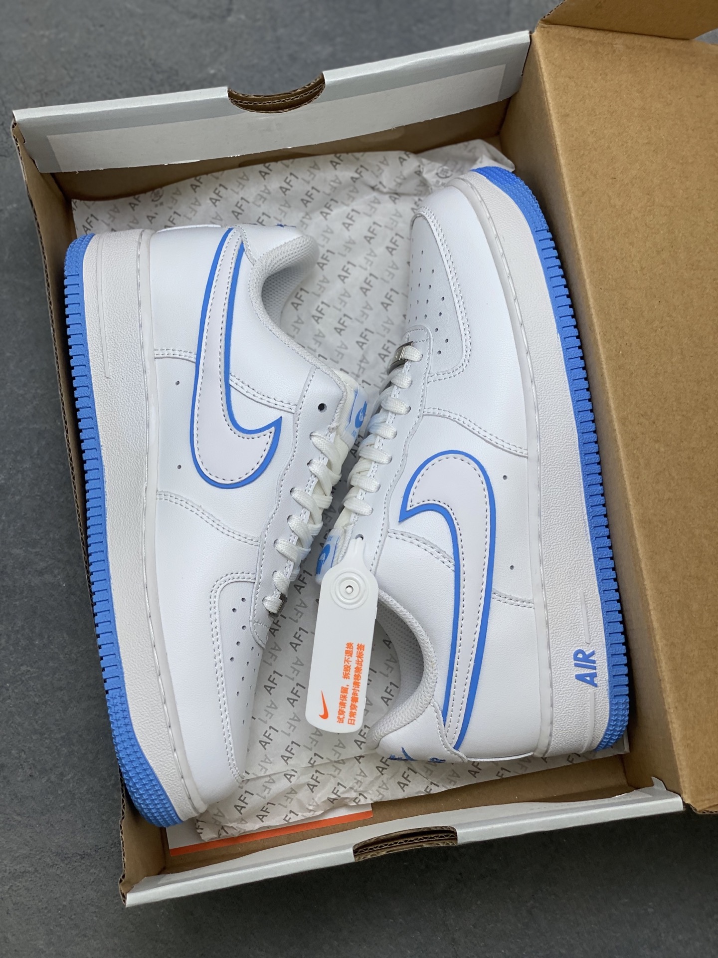 Nike Air Force 1 '07 Low White Blue Casual Sneakers DV0788-101 9 i1757009574864 807 0 8
