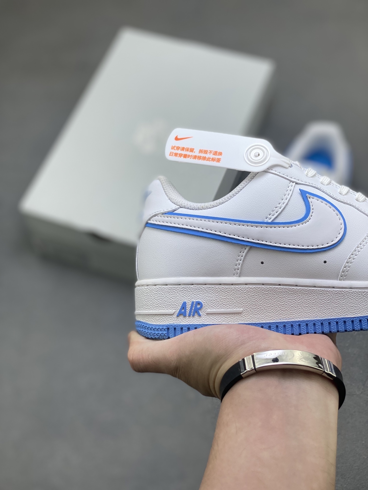 Nike Air Force 1 '07 Low White Blue Casual Sneakers DV0788-101 5 i1757009575628 5455 0 4