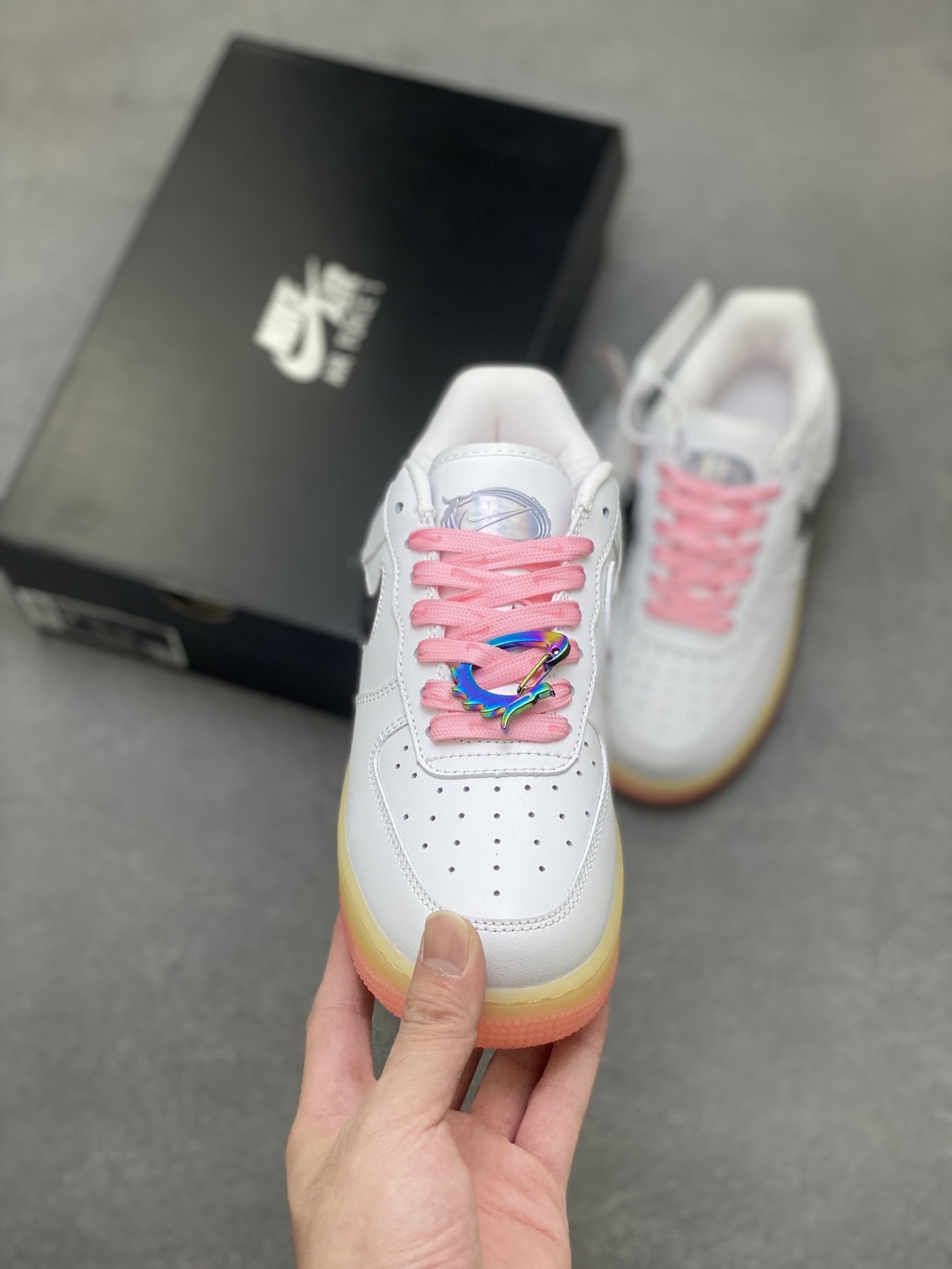Nike Air Force 1 '07 Low White/Pink Casual Sneakers FZ5741-191 3 i1757009687945 6631 0 1
