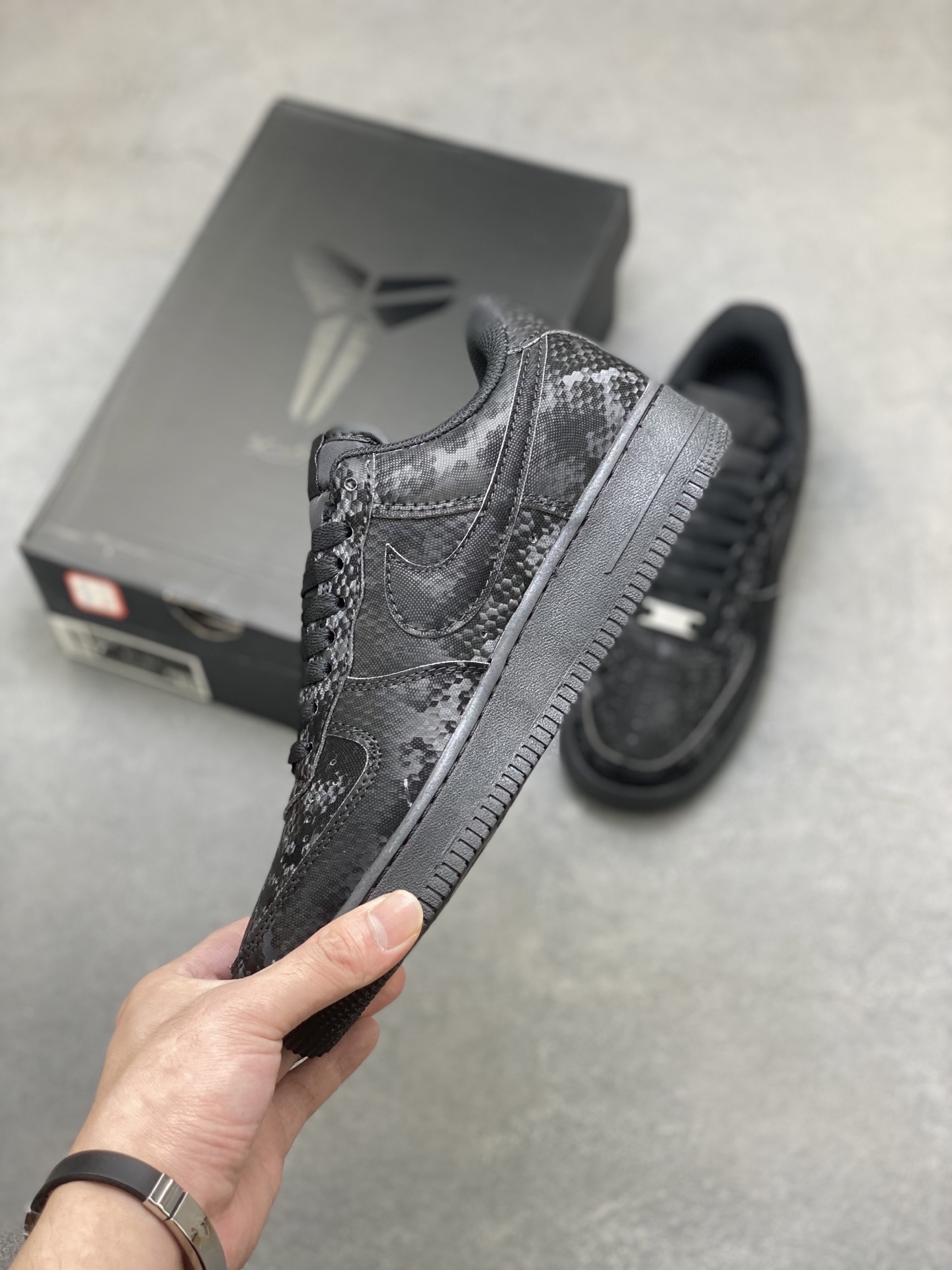 Nike Air Force 1 '07 Low Black Snakeskin Limited Edition Sneakers 4 i1757088931552 1856 0 2