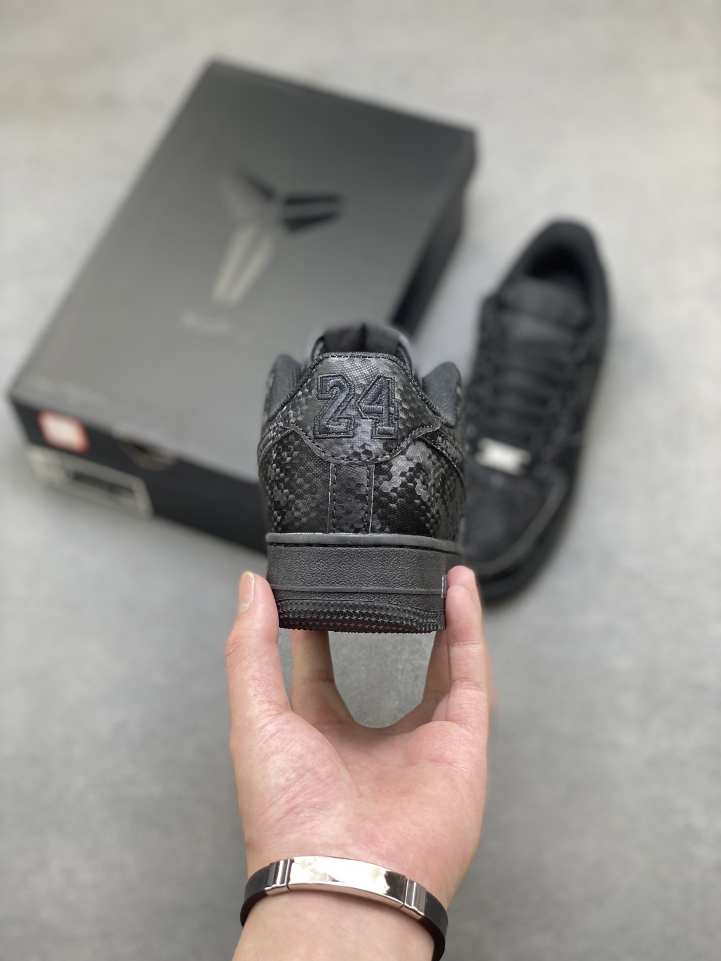Nike Air Force 1 '07 Low Black Snakeskin Limited Edition Sneakers 5 i1757088934258 8445 0 3