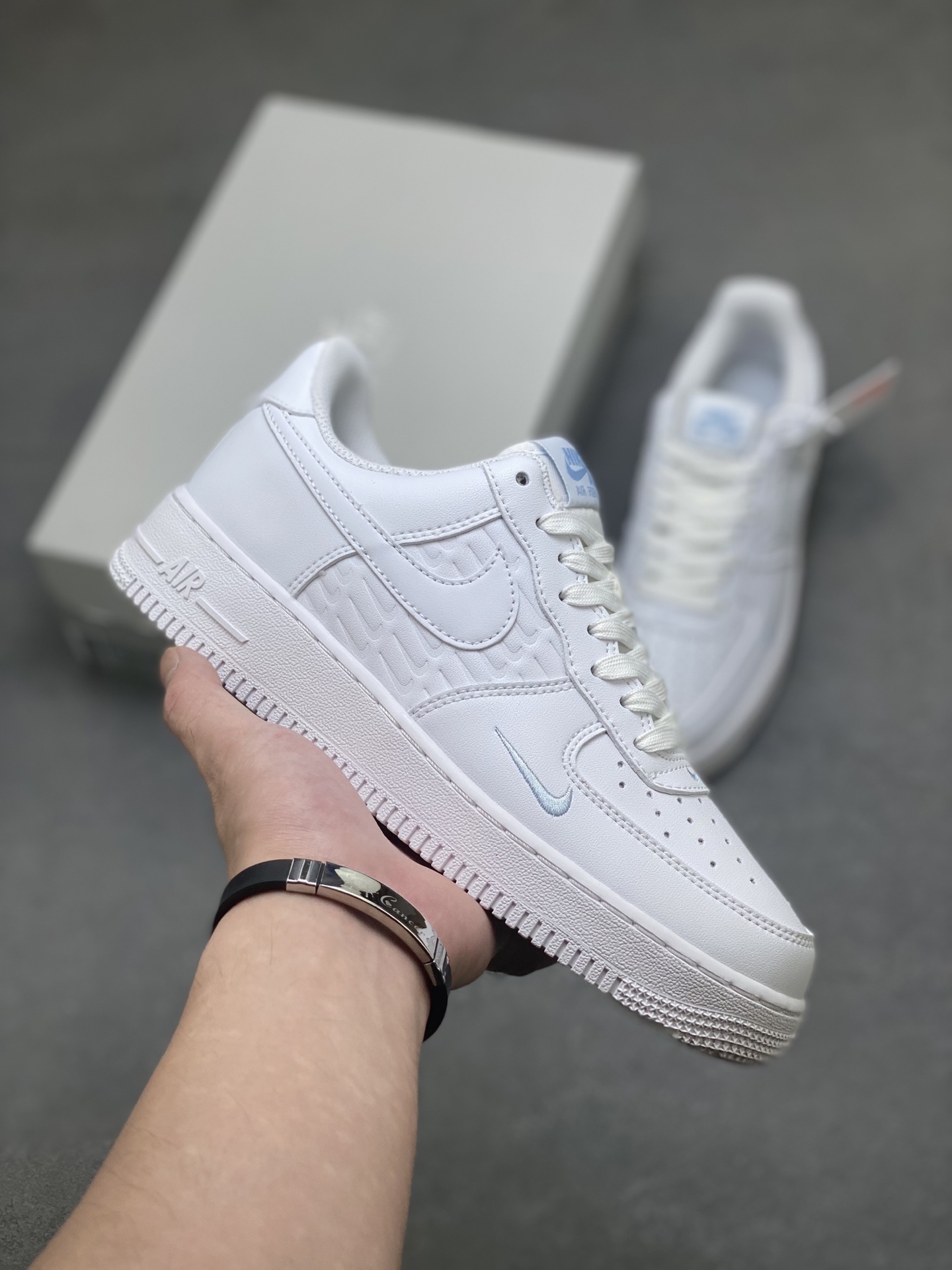 Nike Air Force 1 '07 Low White/Grey Casual Shoes IH4475-100 Limited Edition 2 i1757089086501 3917 0 0