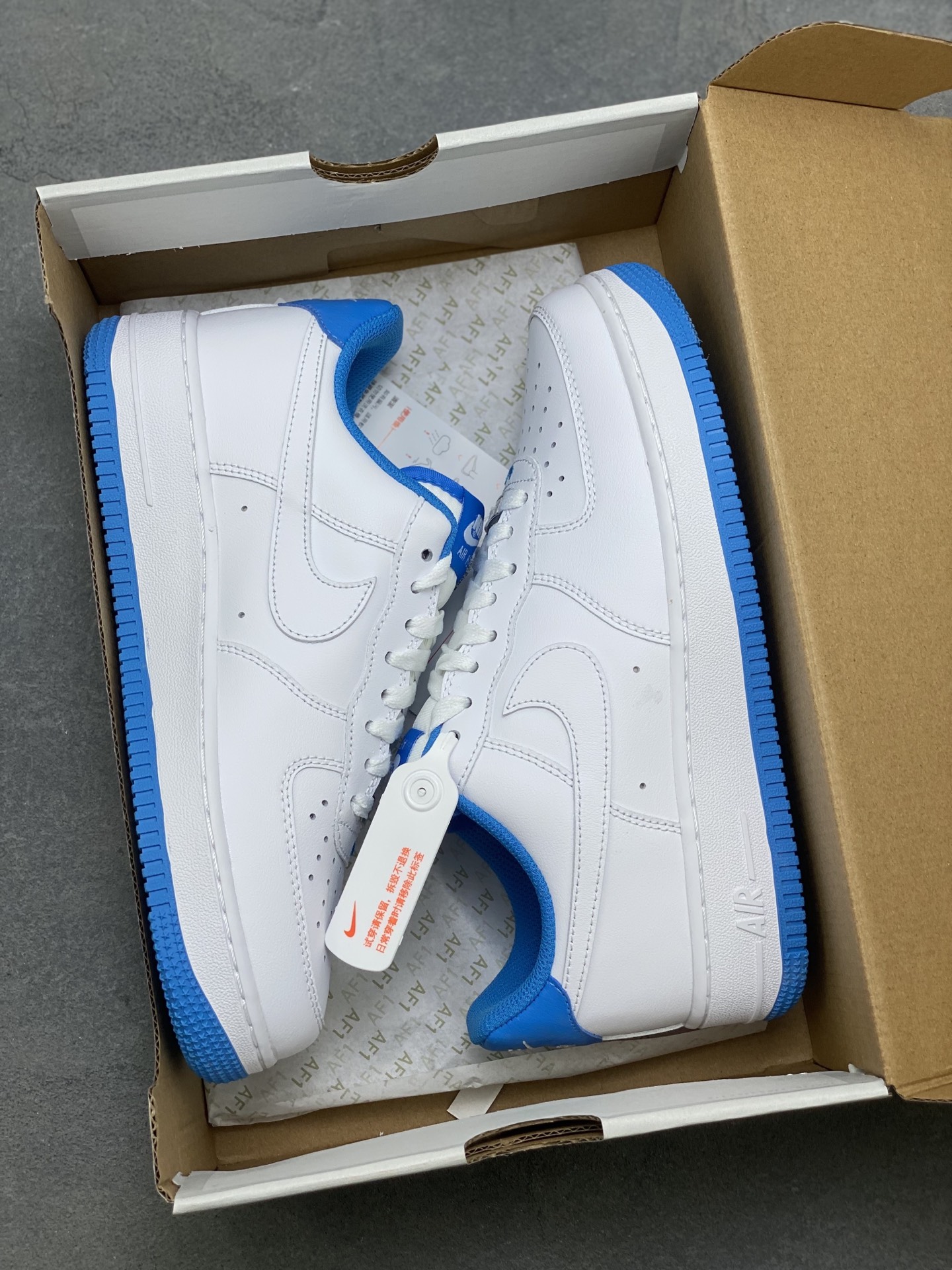 Nike Air Force 1 '07 Low White/Blue Casual Sneakers - Limited Edition 10 i1757089489958 4228 0 8
