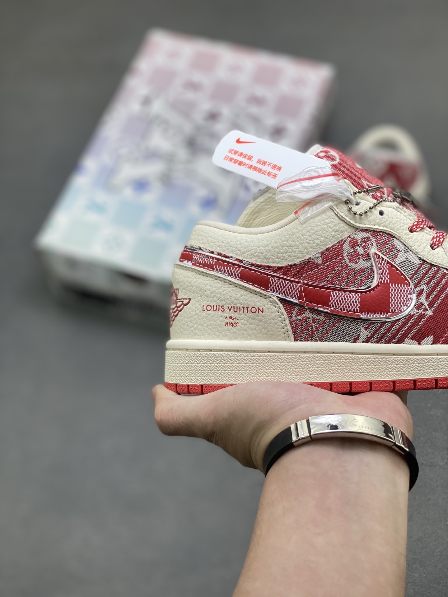 Louis Vuitton x Air Jordan 1 Low Custom Sneakers Designer Collaboration 6 i1757090526189 5145 0 4