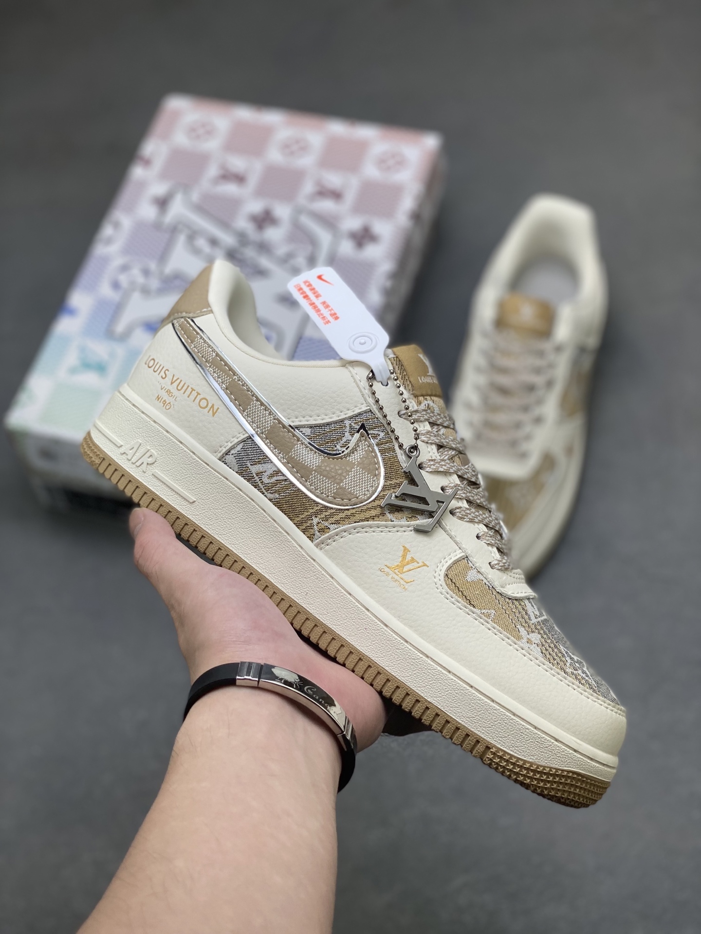 Nike Air Force 1 '07 Low Louis Vuitton Custom Sneakers Limited Edition 2 i1757434268093 248 0 0