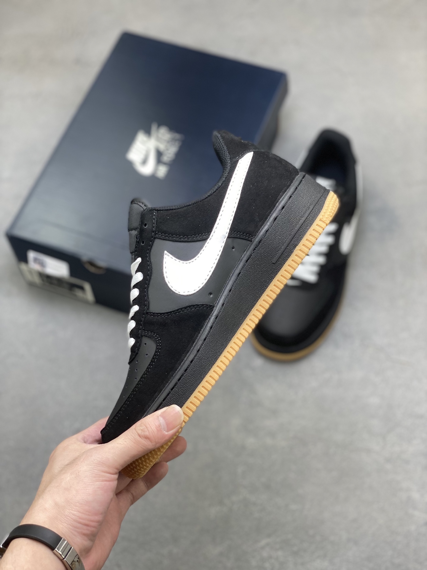 Nike Air Force 1 Low Black and White Sneakers Classic Style and Comfort 4 i1757434600064 7302 0 2