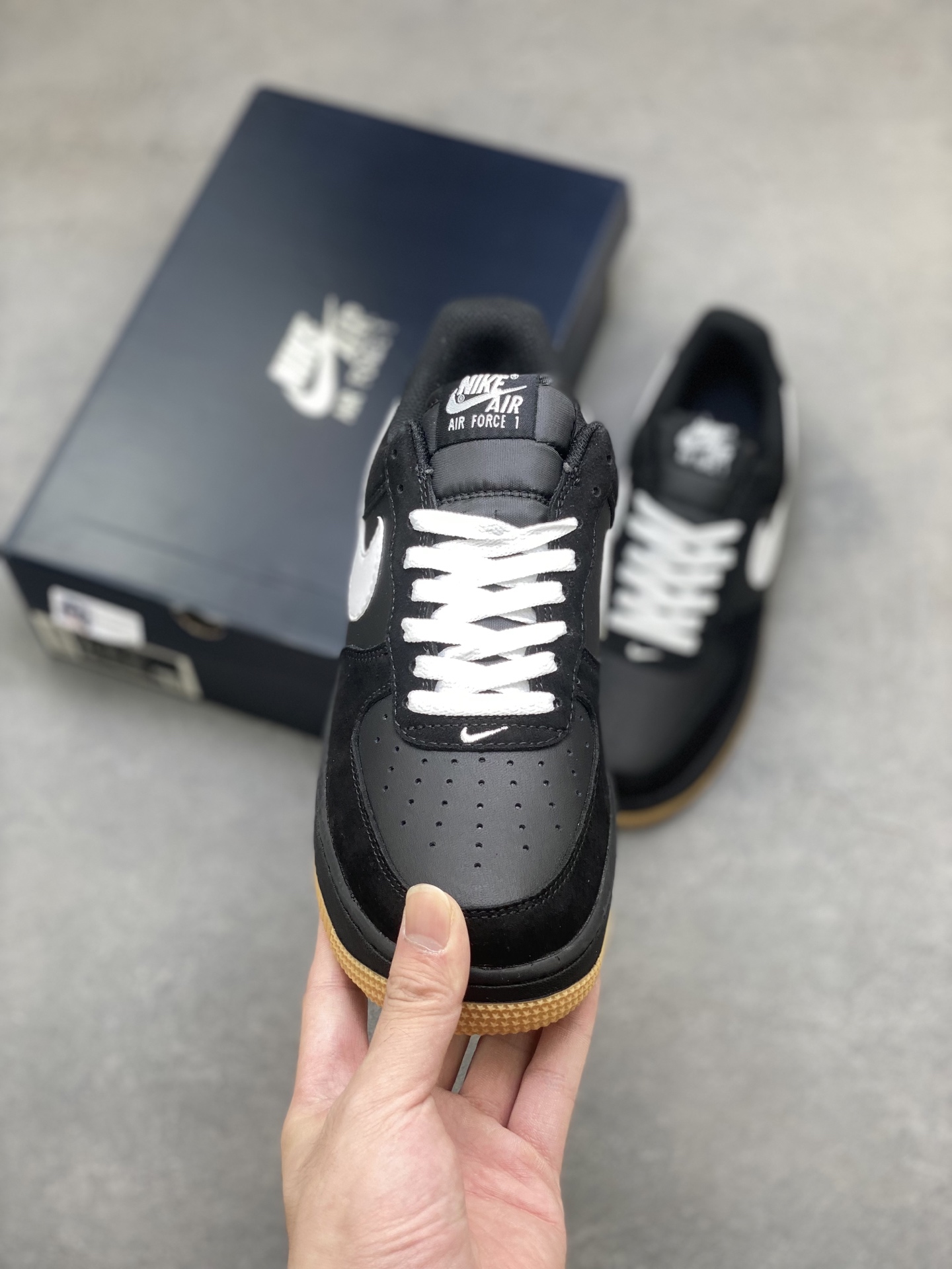 Nike Air Force 1 Low Black and White Sneakers Classic Style and Comfort 3 i1757434600122 1550 0 1