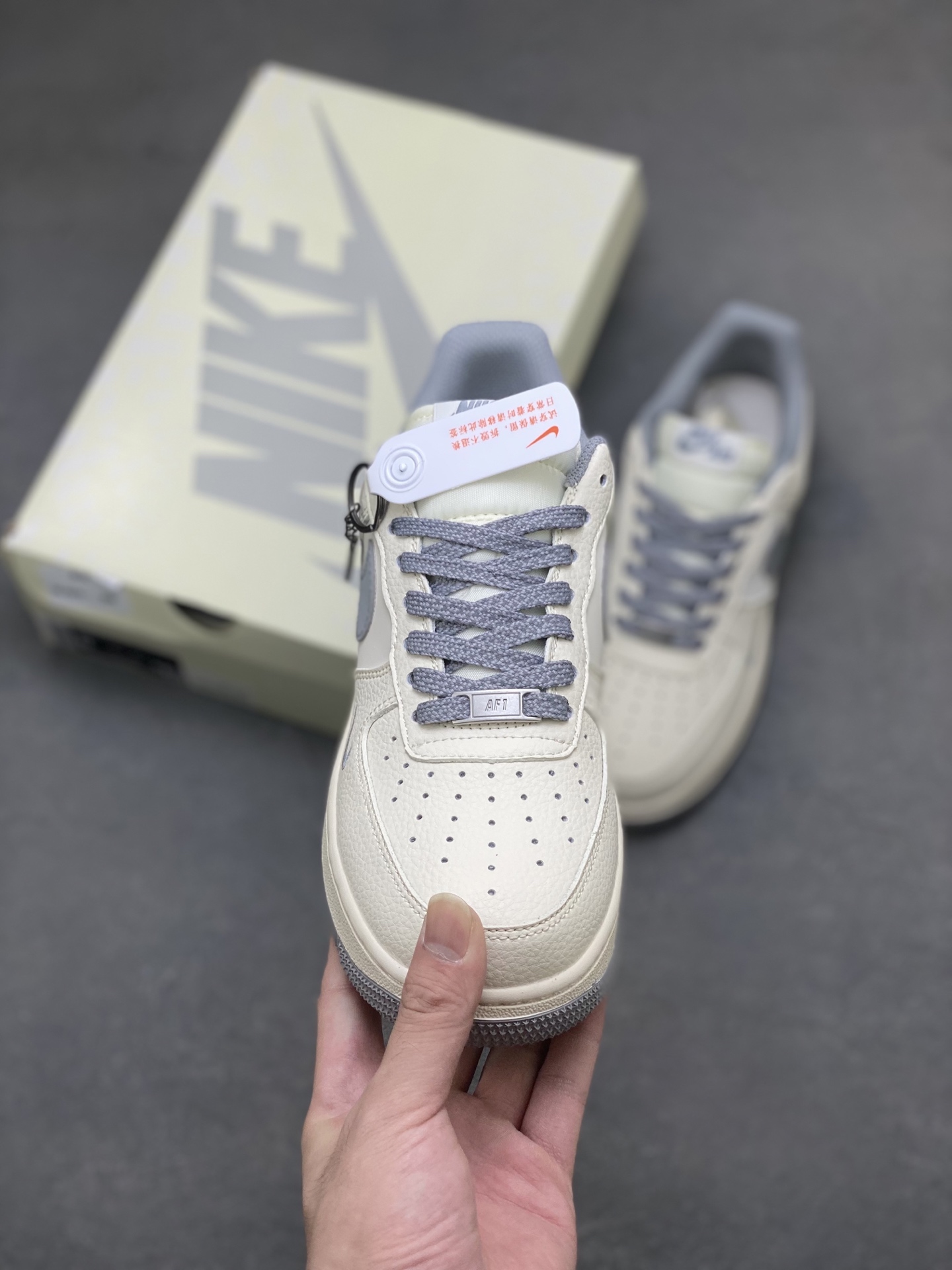 Nike Air Force 1 '07 Low Cream/Grey Limited Edition Sneakers 3 i1757692867400 7053 0 1