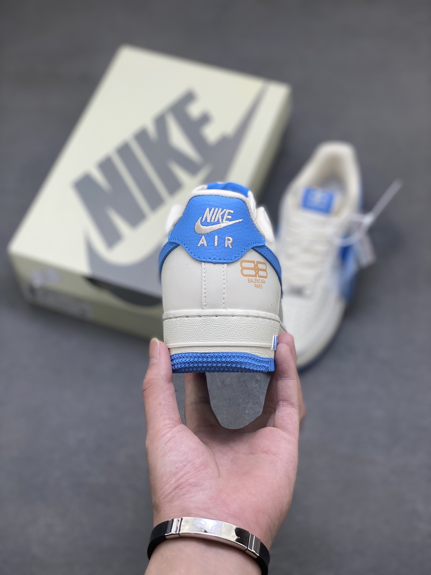 Nike Air Force 1 '07 Low White Blue Stitching Casual Sneakers 5 i1757779308615 8727 0 3