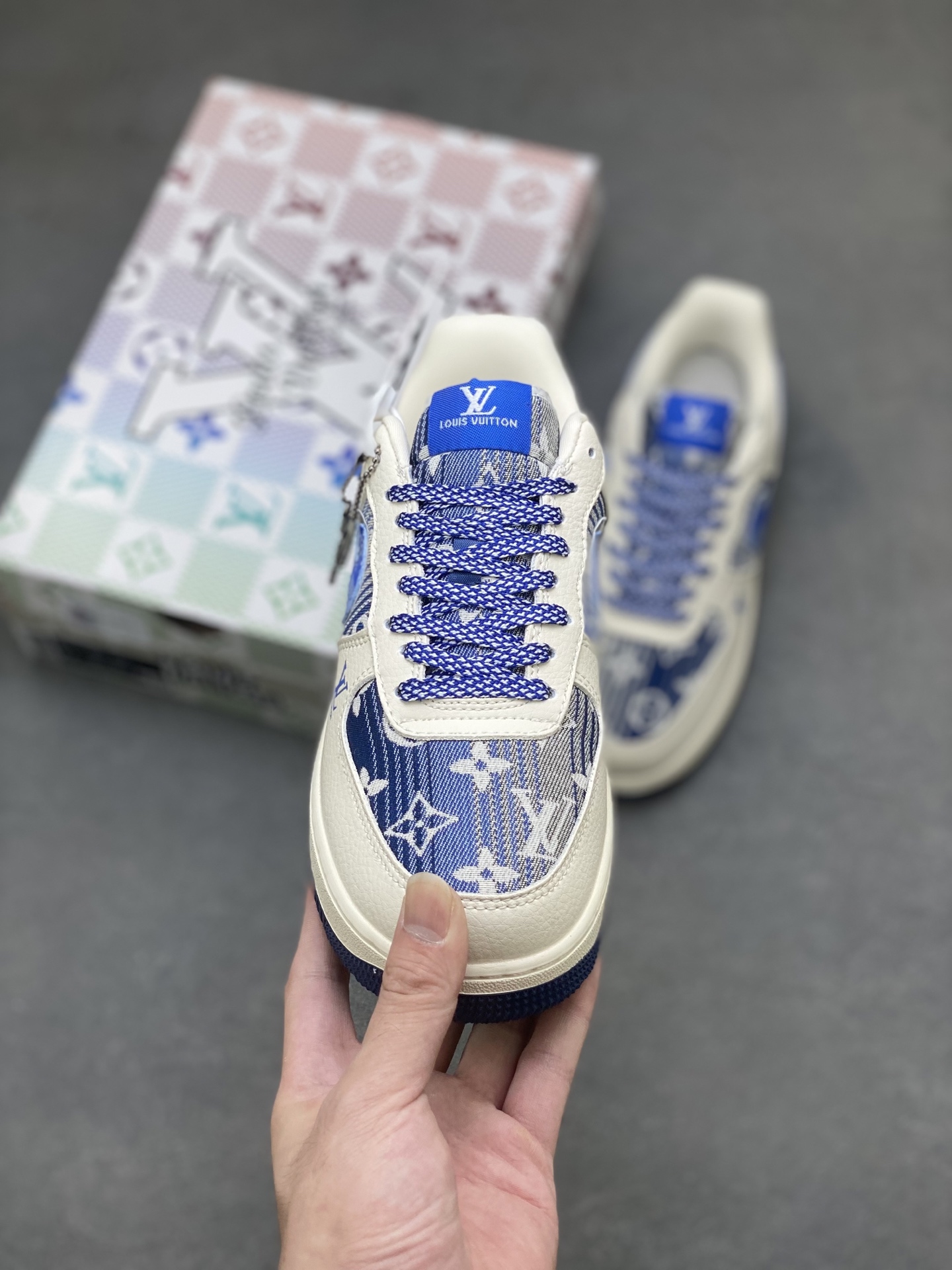 Nike Air Force 1 '07 Low Louis Vuitton Custom Sneakers - Limited Edition 3 i1757779397824 5555 0 1