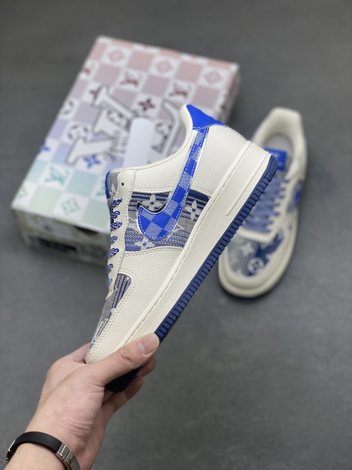 Nike Air Force 1 '07 Low Louis Vuitton Custom Sneakers - Limited Edition 4 i1757779397862 3306 0 2