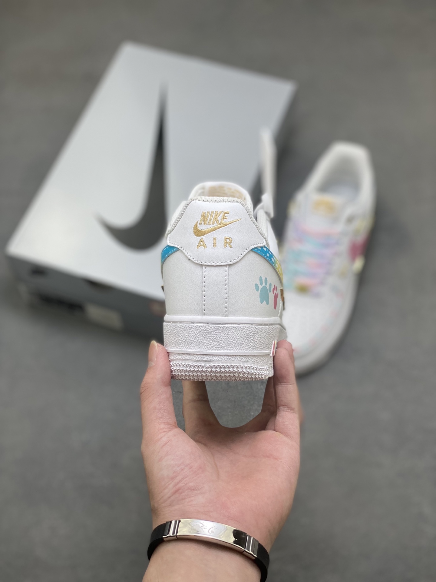 Nike Air Force 1 '07 Low White Multi-Color Custom Sneakers 5 i1757779529370 4285 0 3