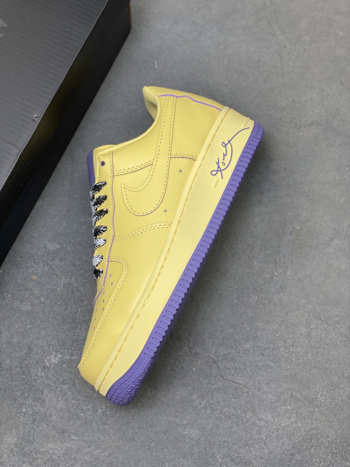 Nike Air Force 1 '07 Low Yellow Purple Stitching Casual Sneakers HV9408-700 8 i1757779639372 7037 0 6