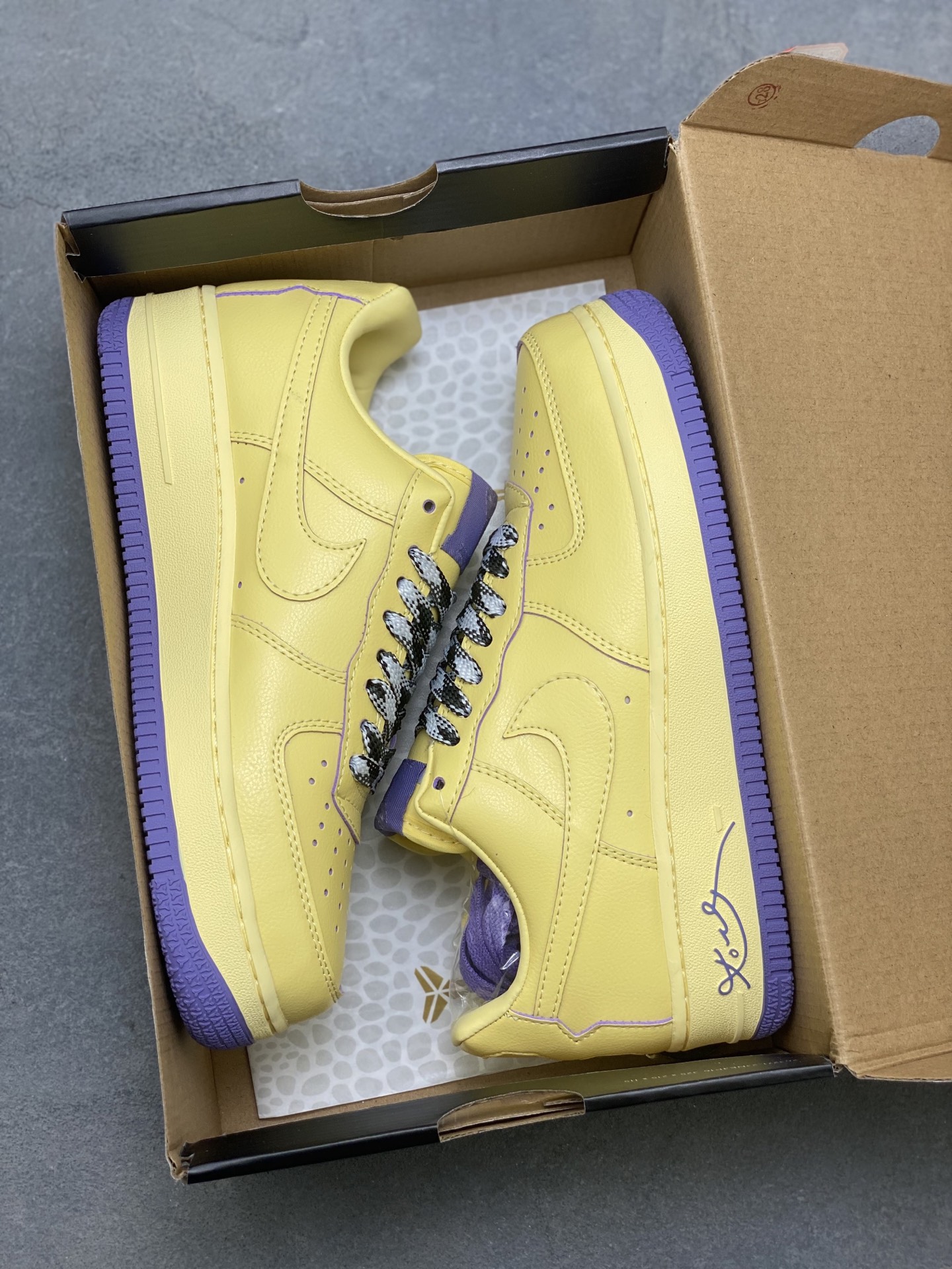 Nike Air Force 1 '07 Low Yellow Purple Stitching Casual Sneakers HV9408-700 10 i1757779639388 1331 0 8