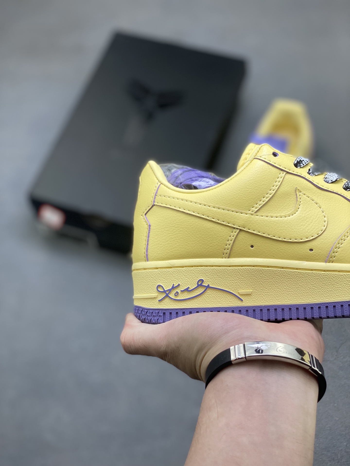 Nike Air Force 1 '07 Low Yellow Purple Stitching Casual Sneakers HV9408-700 6 i1757779639415 8797 0 4
