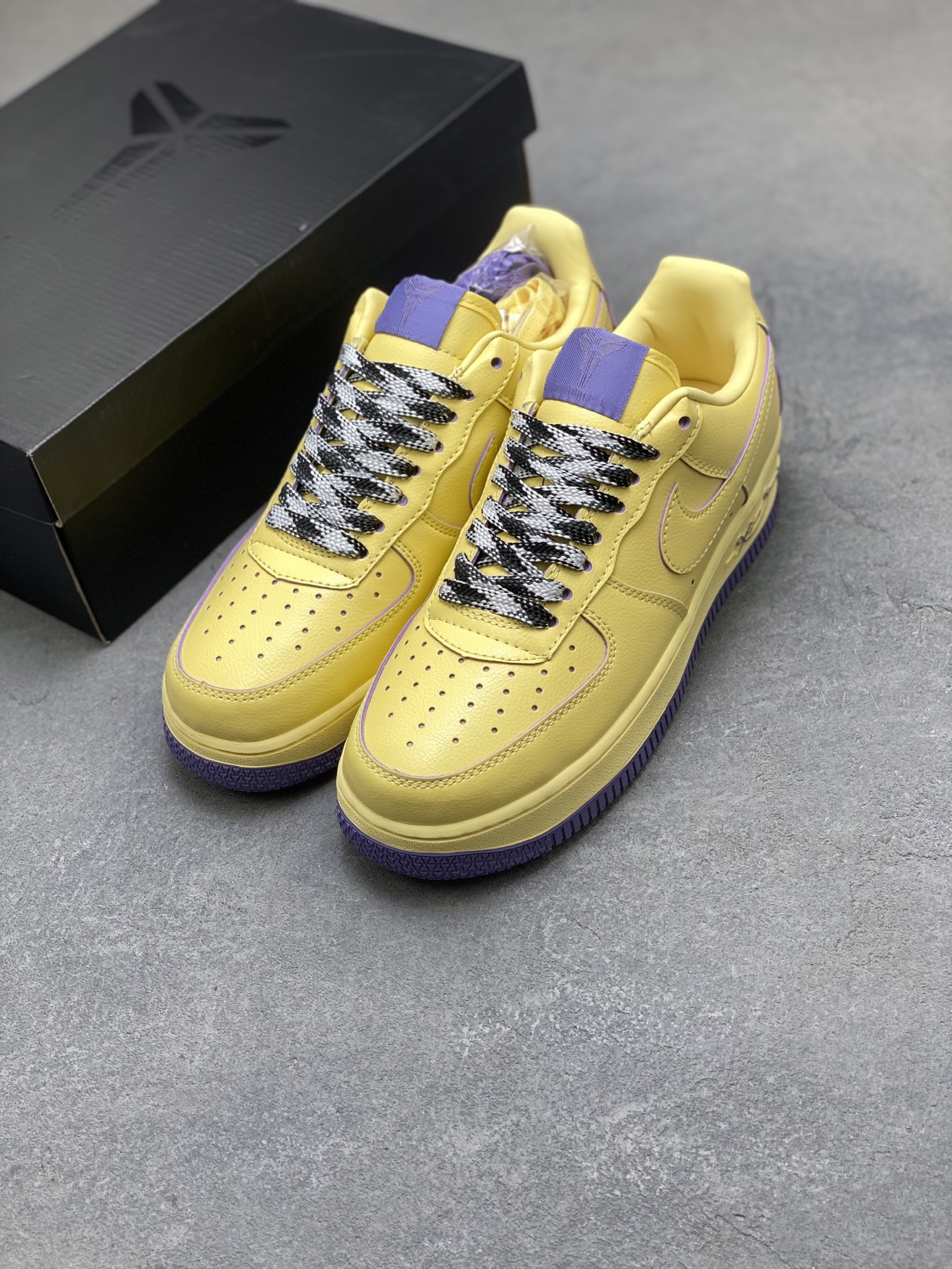Nike Air Force 1 '07 Low Yellow Purple Stitching Casual Sneakers HV9408-700 9 i1757779641537 1177 0 7