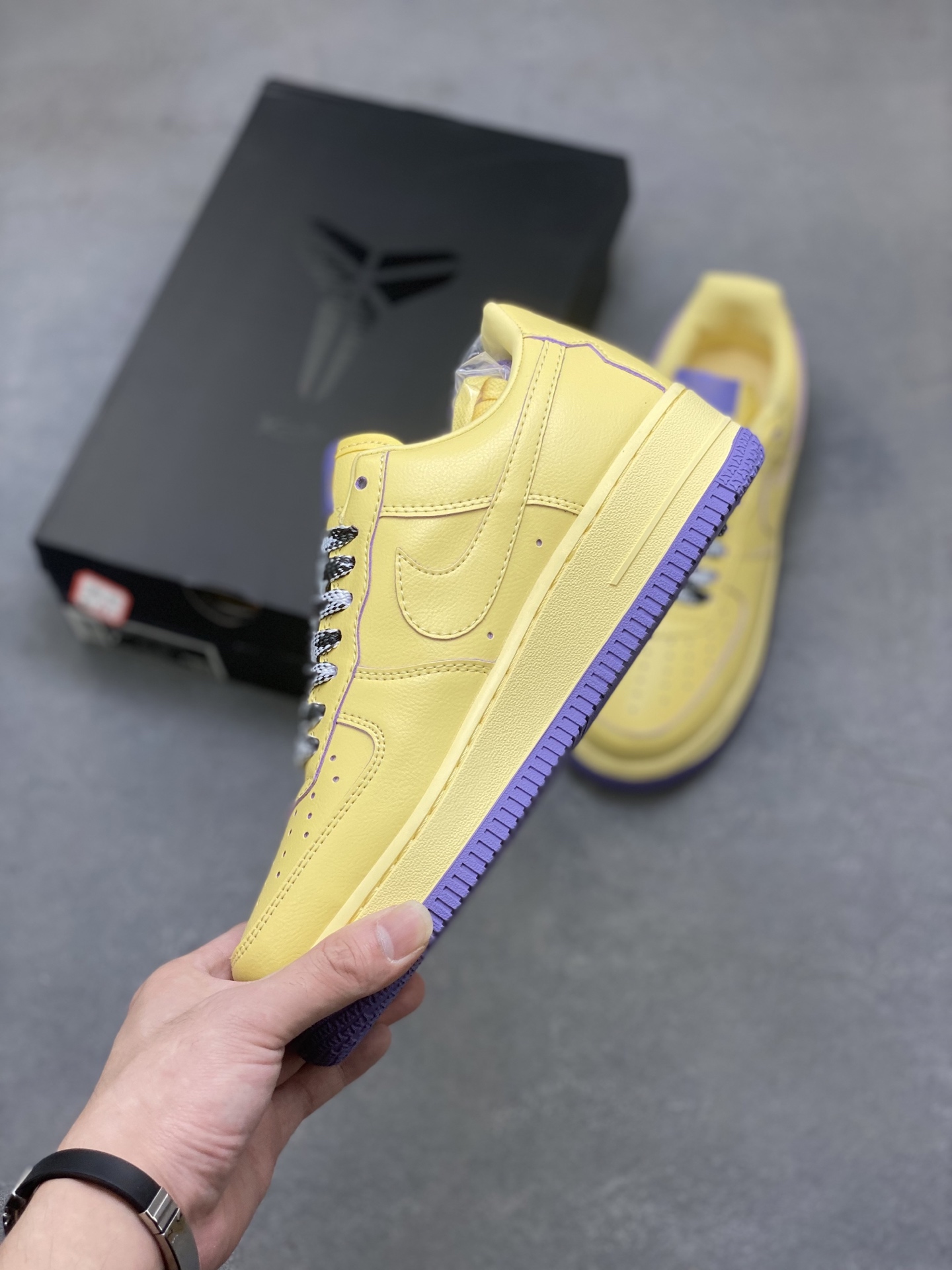 Nike Air Force 1 '07 Low Yellow Purple Stitching Casual Sneakers HV9408-700 4 i1757779641674 8336 0 2
