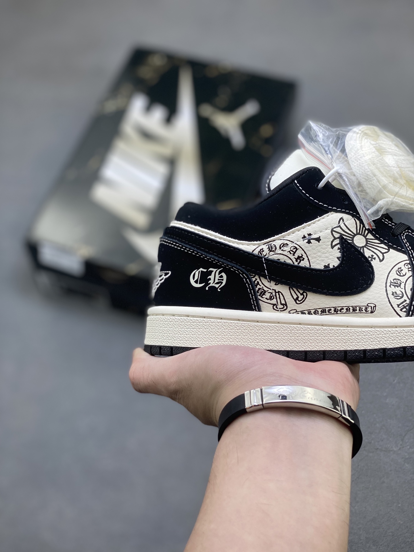 Air Jordan 1 Low Travis Scott Fragment Design, Premium Leather Sneakers 5 i1757780773840 8454 0 4