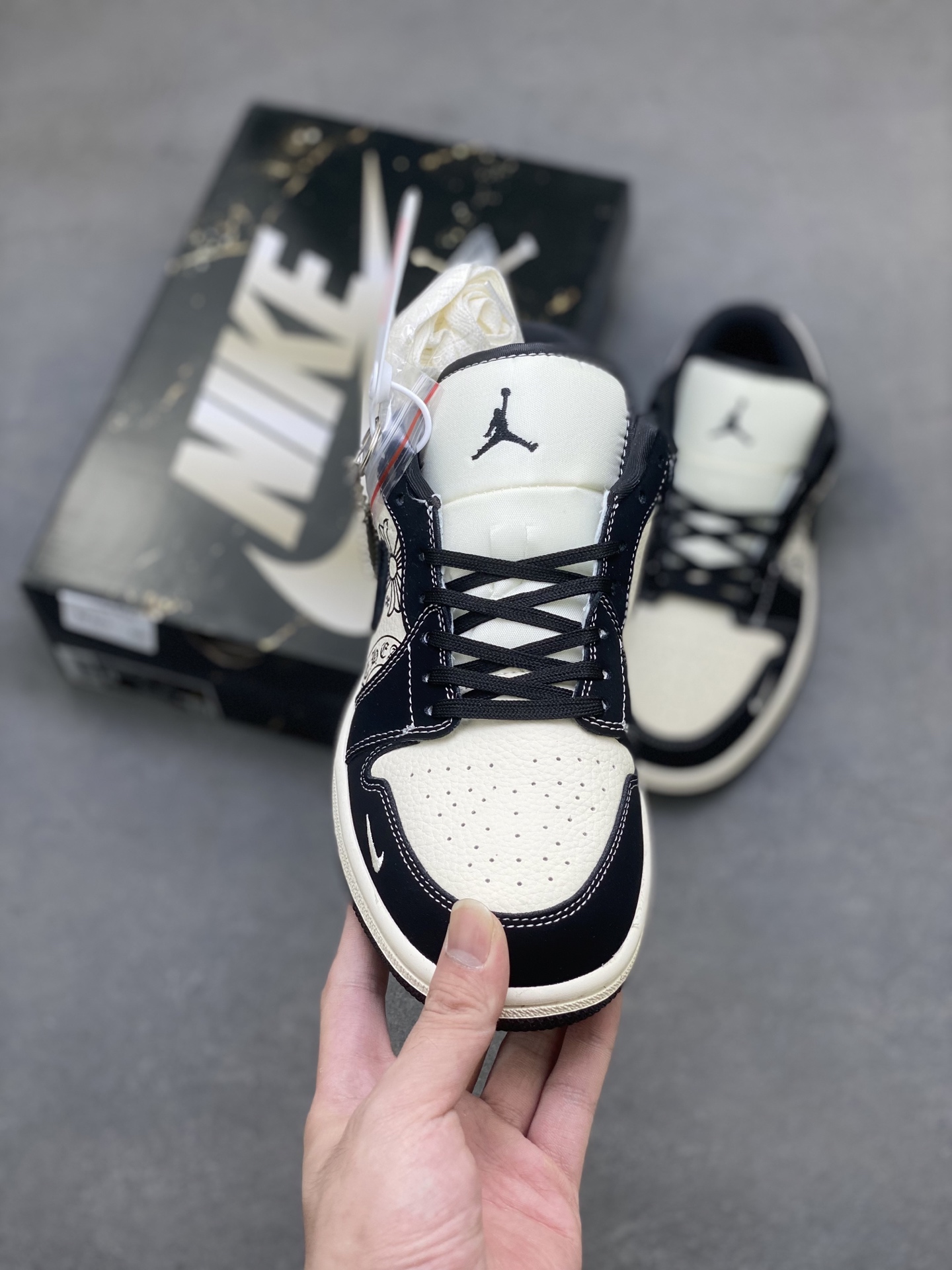 Air Jordan 1 Low Travis Scott Fragment Design, Premium Leather Sneakers 2 i1757780776886 7249 0 1