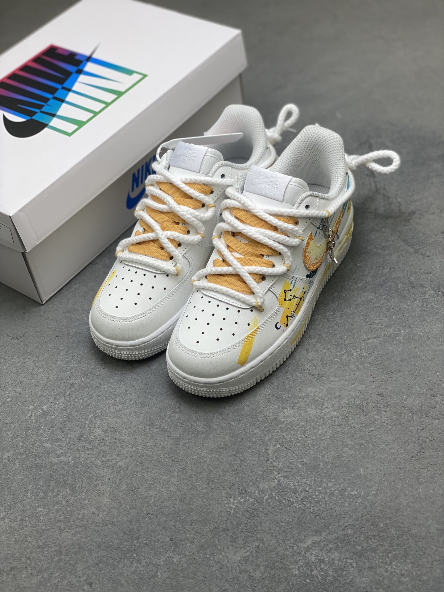 Nike Air Force 1 '07 Low Custom Sneakers - Limited Edition Design 9 i1757865943401 9501 0 7