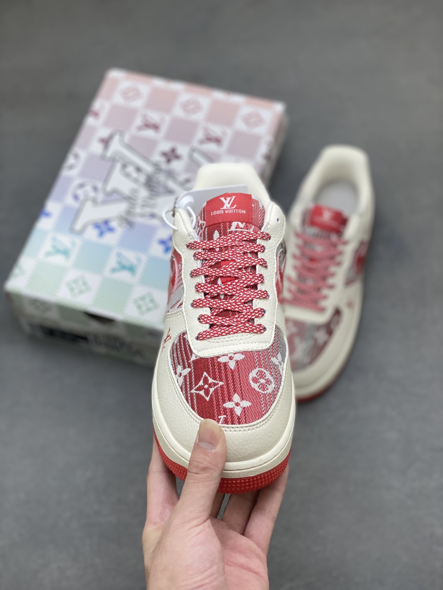 Nike Air Force 1 '07 Low Louis Vuitton Custom Sneakers Limited Edition 3 i1757865988476 3538 0 1