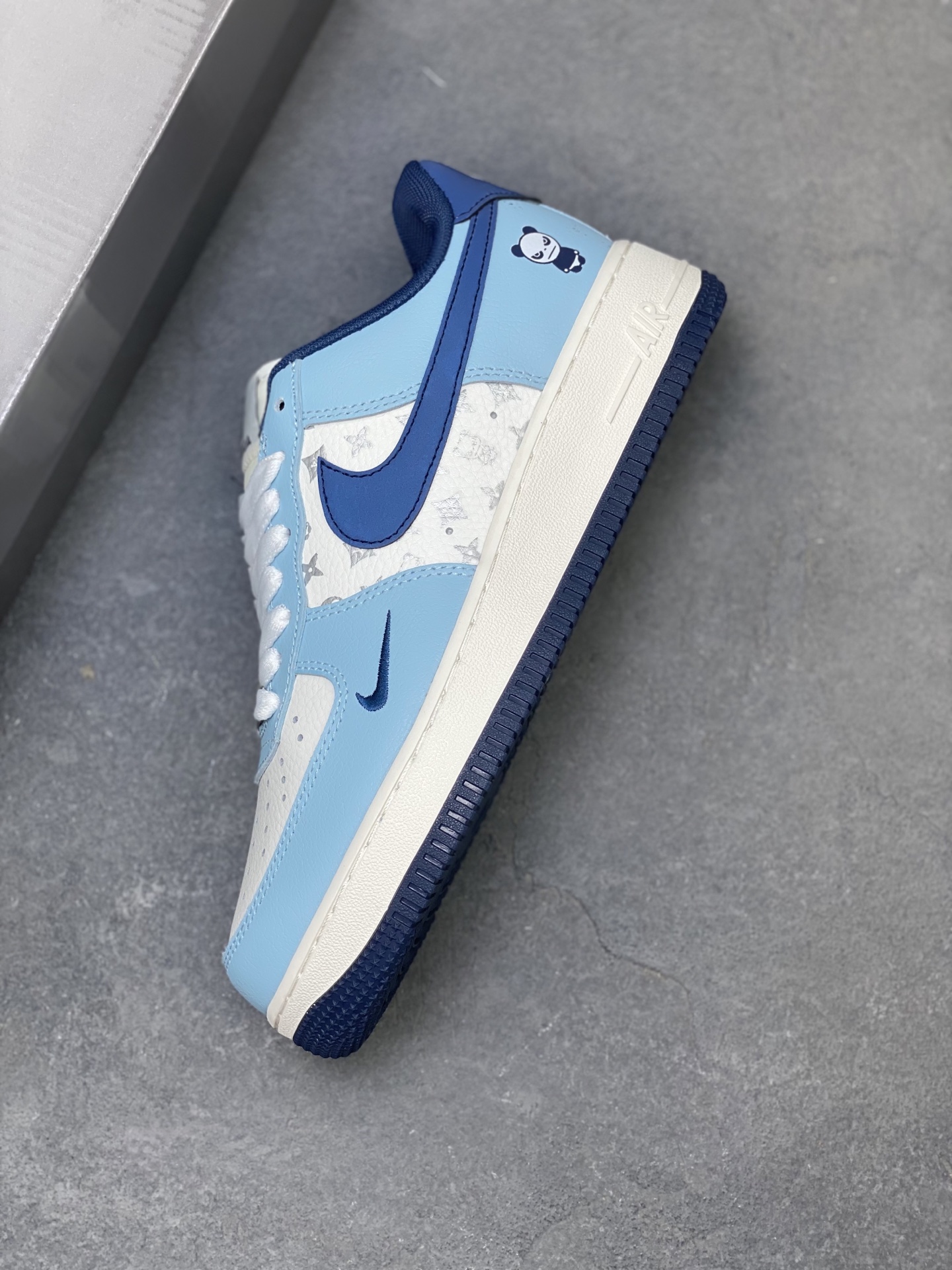 Nike Air Force 1 '07 Low Blue Panda Custom Casual Sneakers 8 i1757866028554 6399 0 6