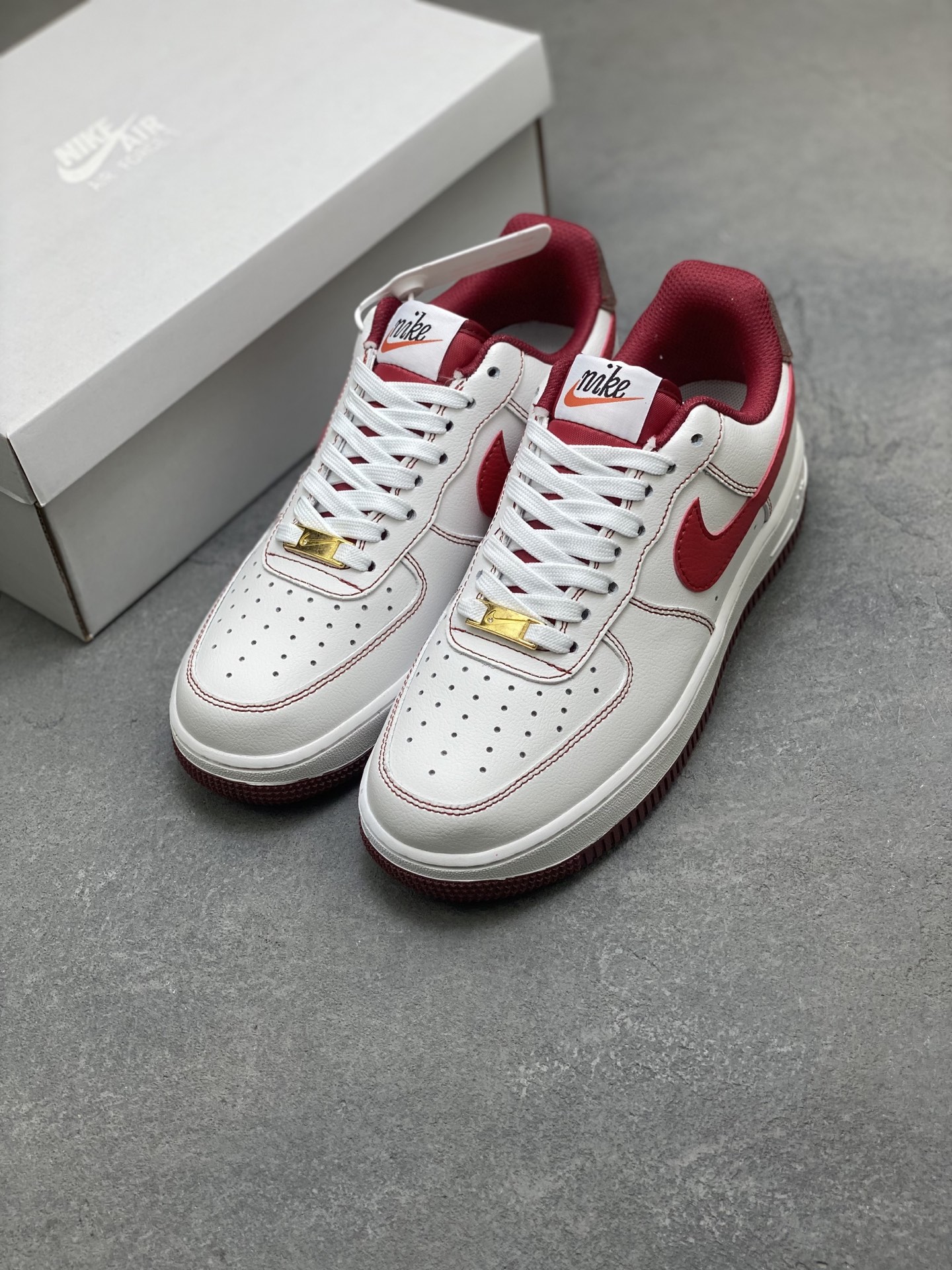 Nike Air Force 1 Low White Red DA8478-101 - Limited Edition Sneakers 9 i1757866389632 987 0 7