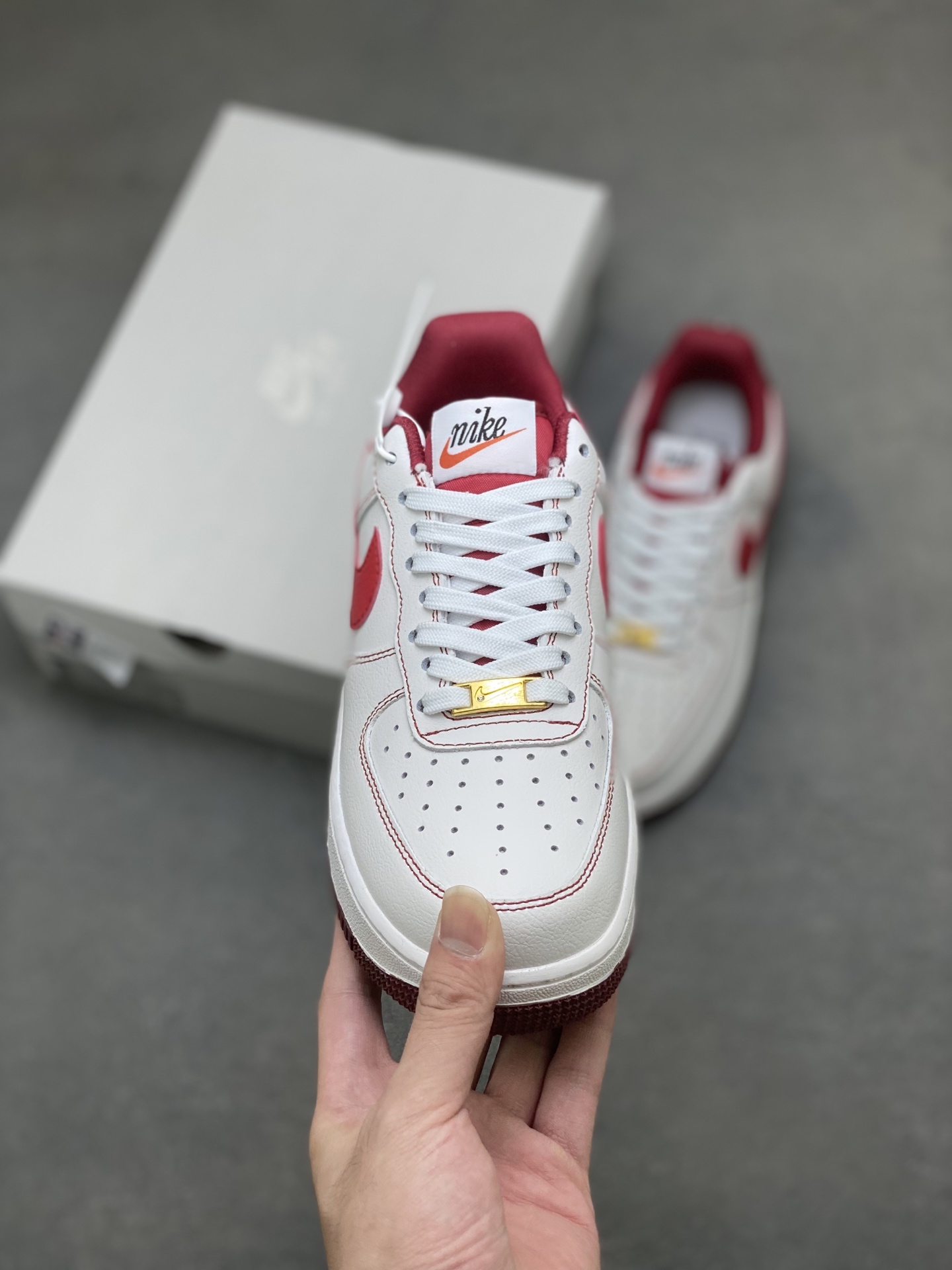 Nike Air Force 1 Low White Red DA8478-101 - Limited Edition Sneakers 3 i1757866389671 3075 0 1